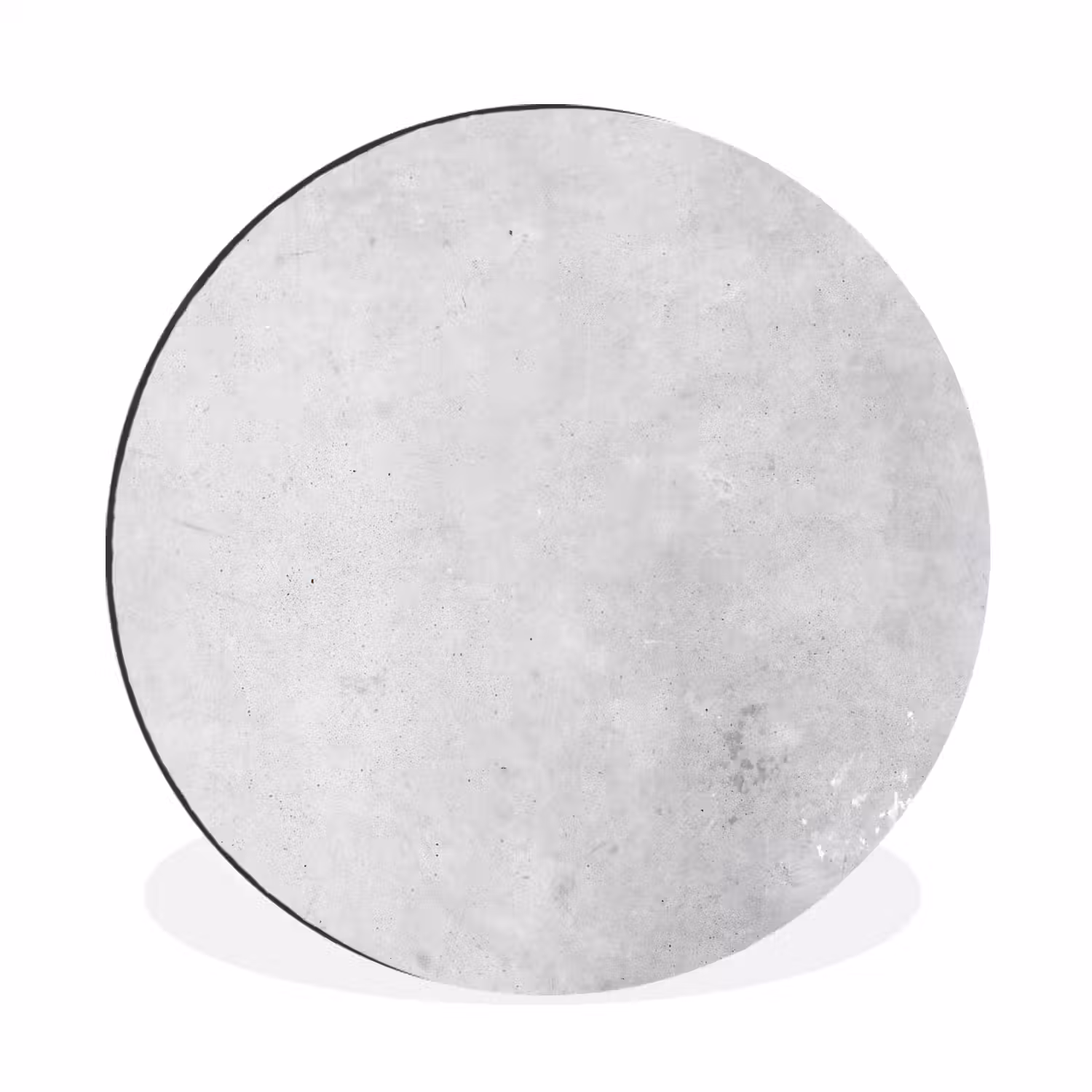 Verwering - Beton - Structuren Wandcirkel aluminium klein -3d