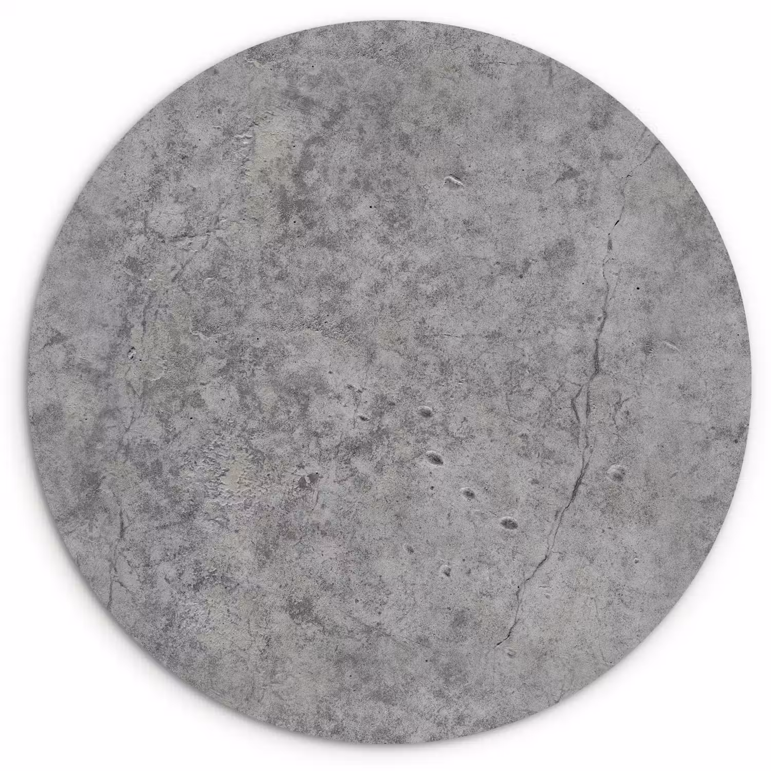 Beton - Antiek - Patronen Wandcirkel kunststof plaat 5mm dik klein 188 -3d