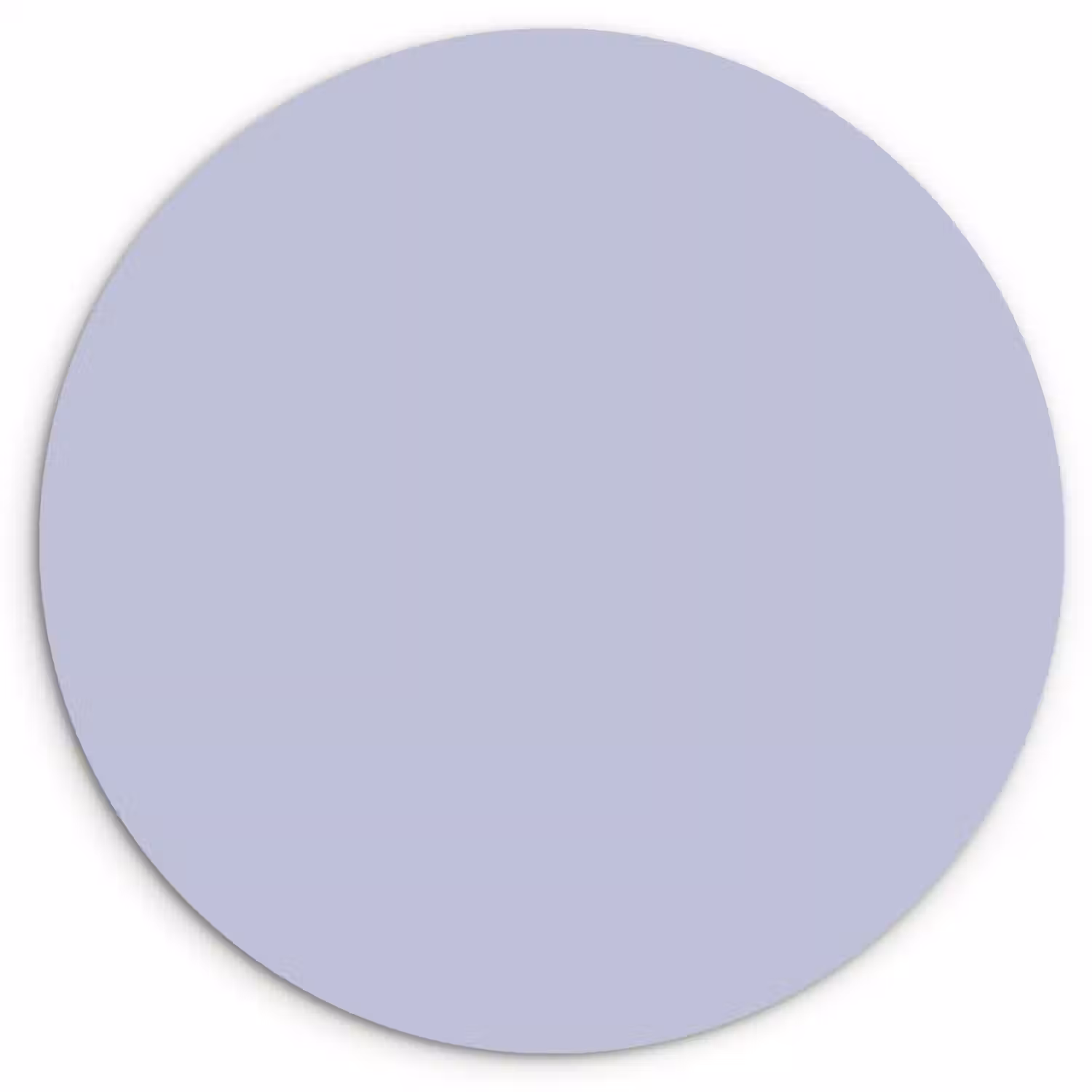 Chalky - Lavender - Paars Wandcirkel kunststof plaat 5mm dik klein 188 -3d