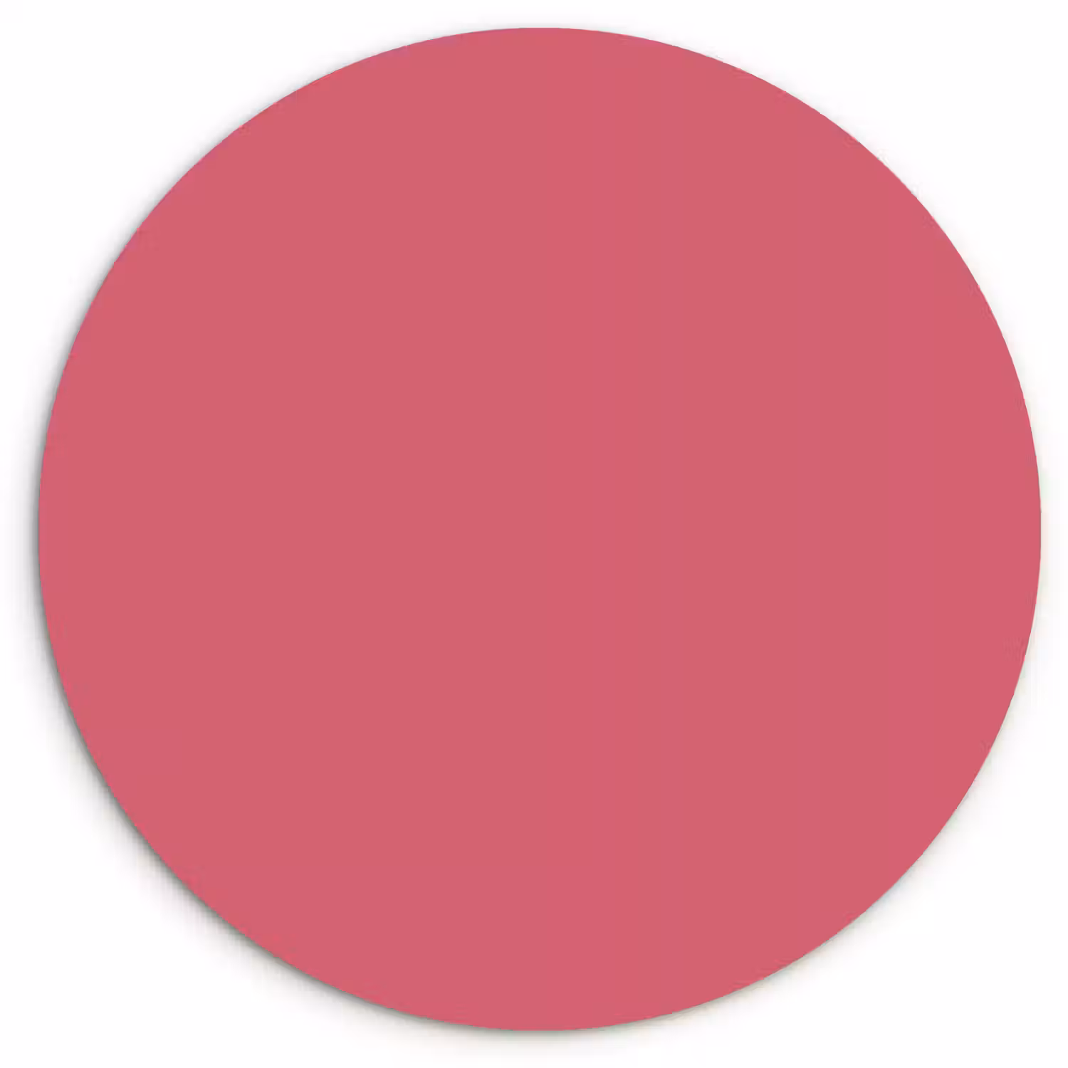 Crimson - Rose - Roze Wandcirkel kunststof plaat 5mm dik klein 188 -3d