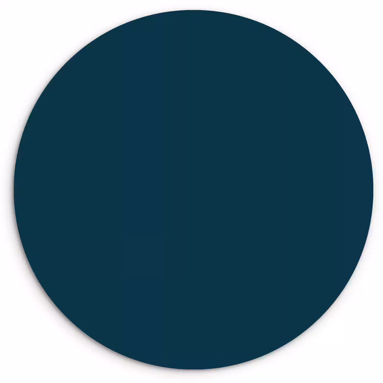 Dark - Indigo - Blauw Wandcirkel kunststof plaat 5mm dik klein 188 -3d