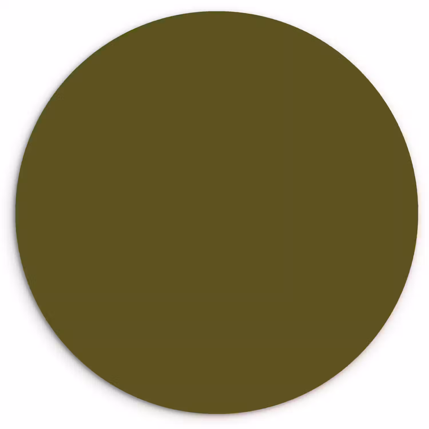 Dark - Olive - Groen Wandcirkel kunststof plaat 5mm dik klein 188 -3d
