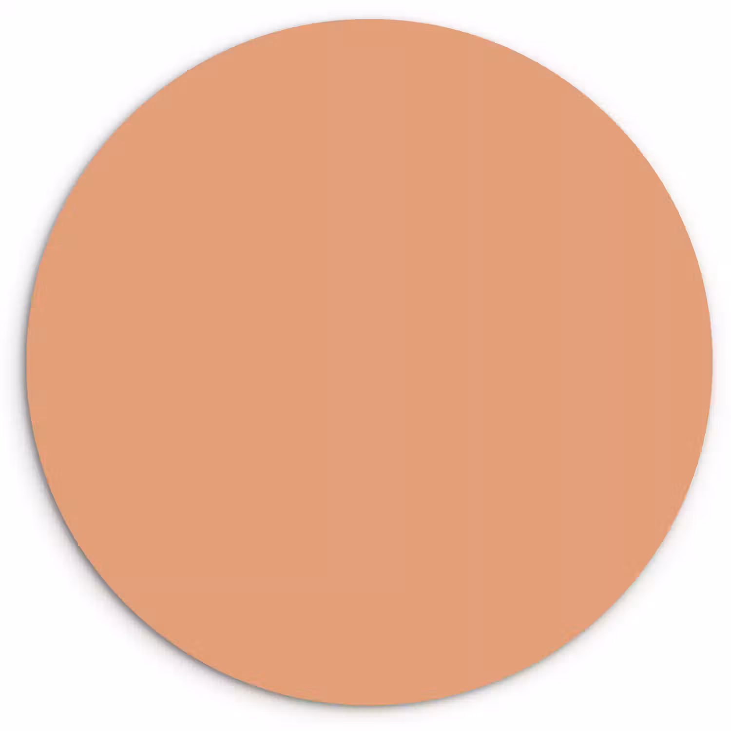 Desert - Coral - Koraal Wandcirkel kunststof plaat 5mm dik klein 188 -3d