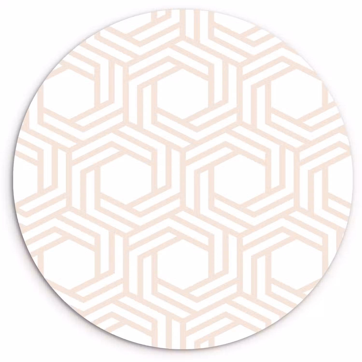 Design - Geometrie - Patroon Wandcirkel kunststof plaat 5mm dik klein 188 -3d