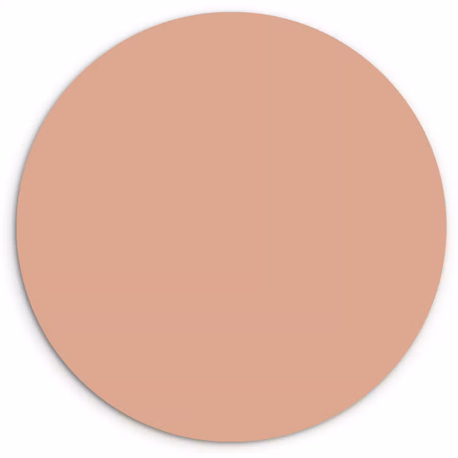 Dusty - Rose - Roze Wandcirkel kunststof plaat 5mm dik klein 188 -3d