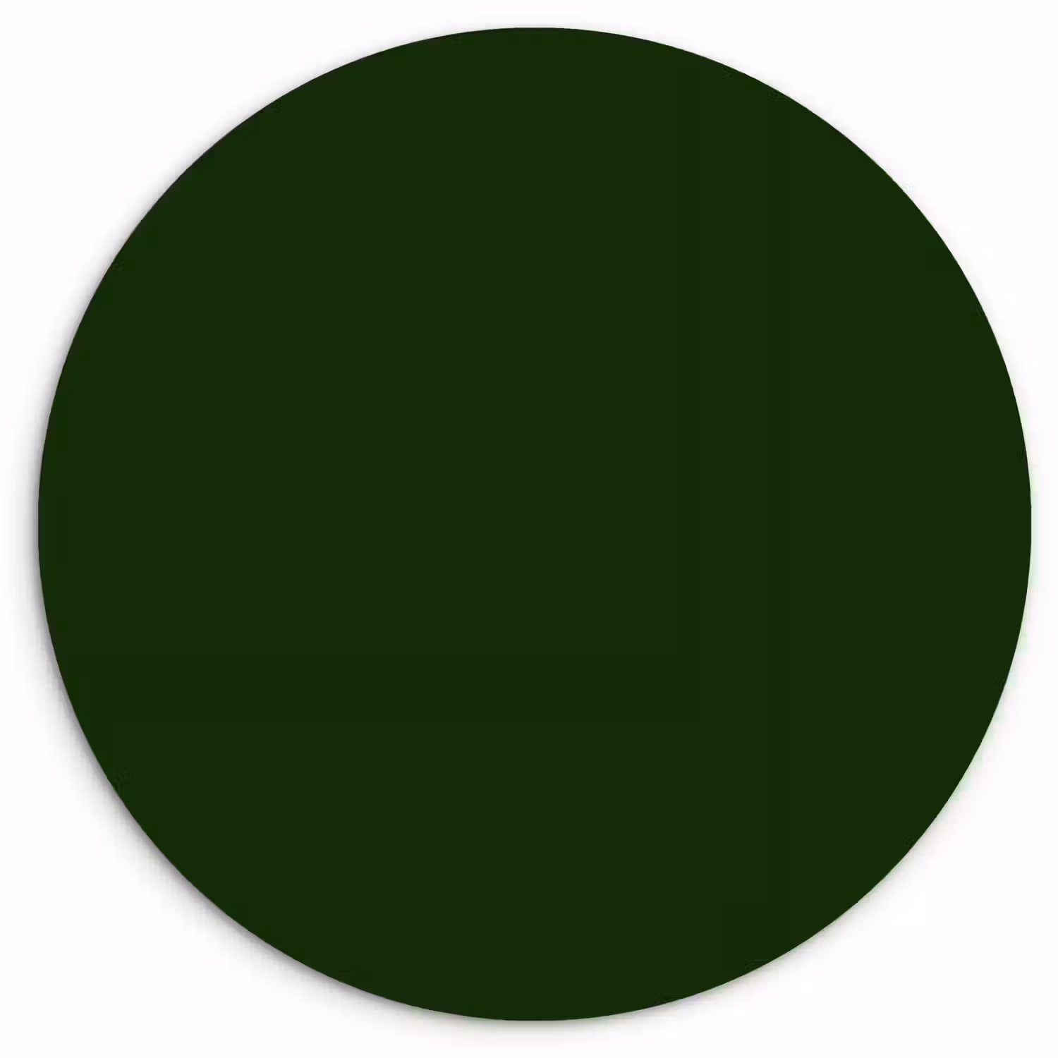 Forest - Green - Groen Wandcirkel kunststof plaat 5mm dik klein 188 -3d