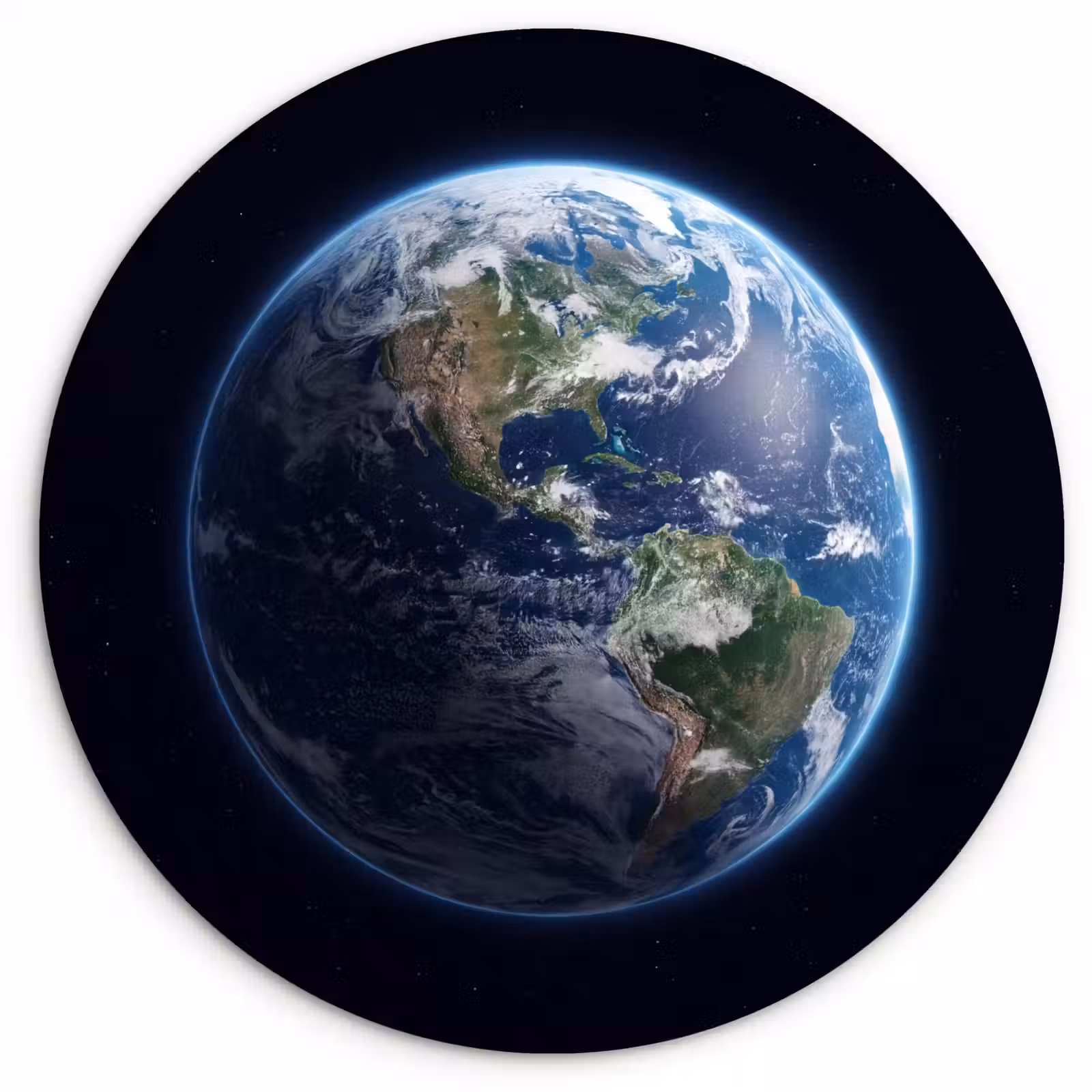 Muurcirkel glas - Aarde - Ruimte - Kosmos - Aarde - Ruimte - Kosmos Wandcirkel plexiglas klein
