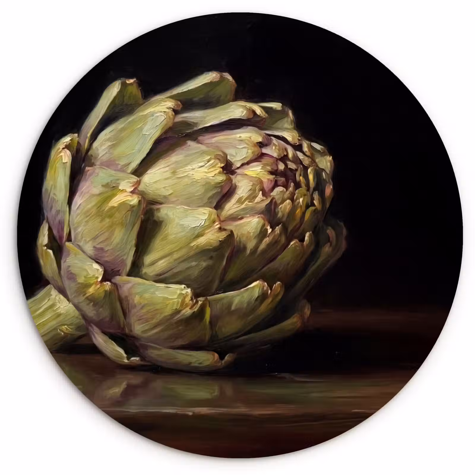 Muurcirkel glas - Artichok - Eten - Klassiek - Artichok - Eten - Klassiek Wandcirkel plexiglas klein