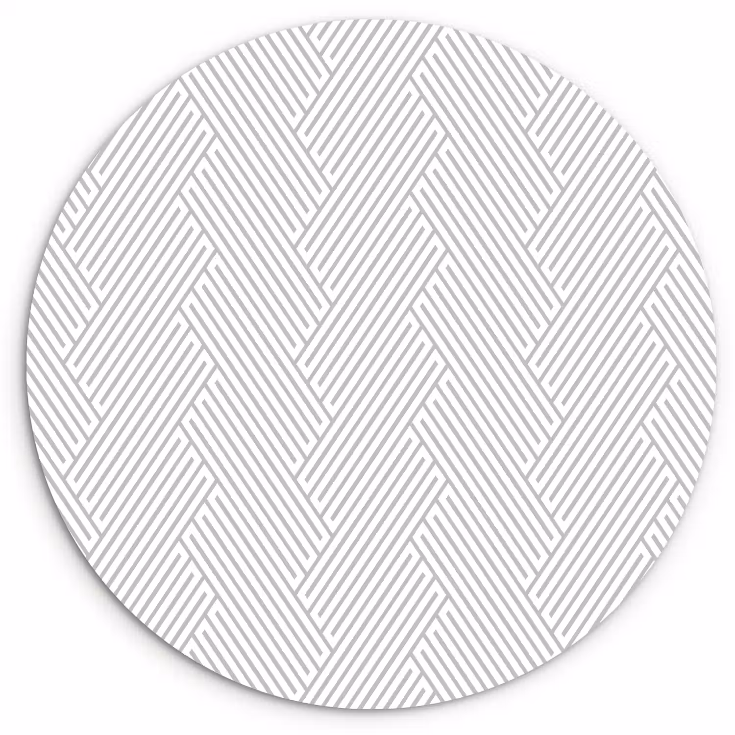Grafisch - Patroon - Modern Wandcirkel plexiglas klein 852 -3d