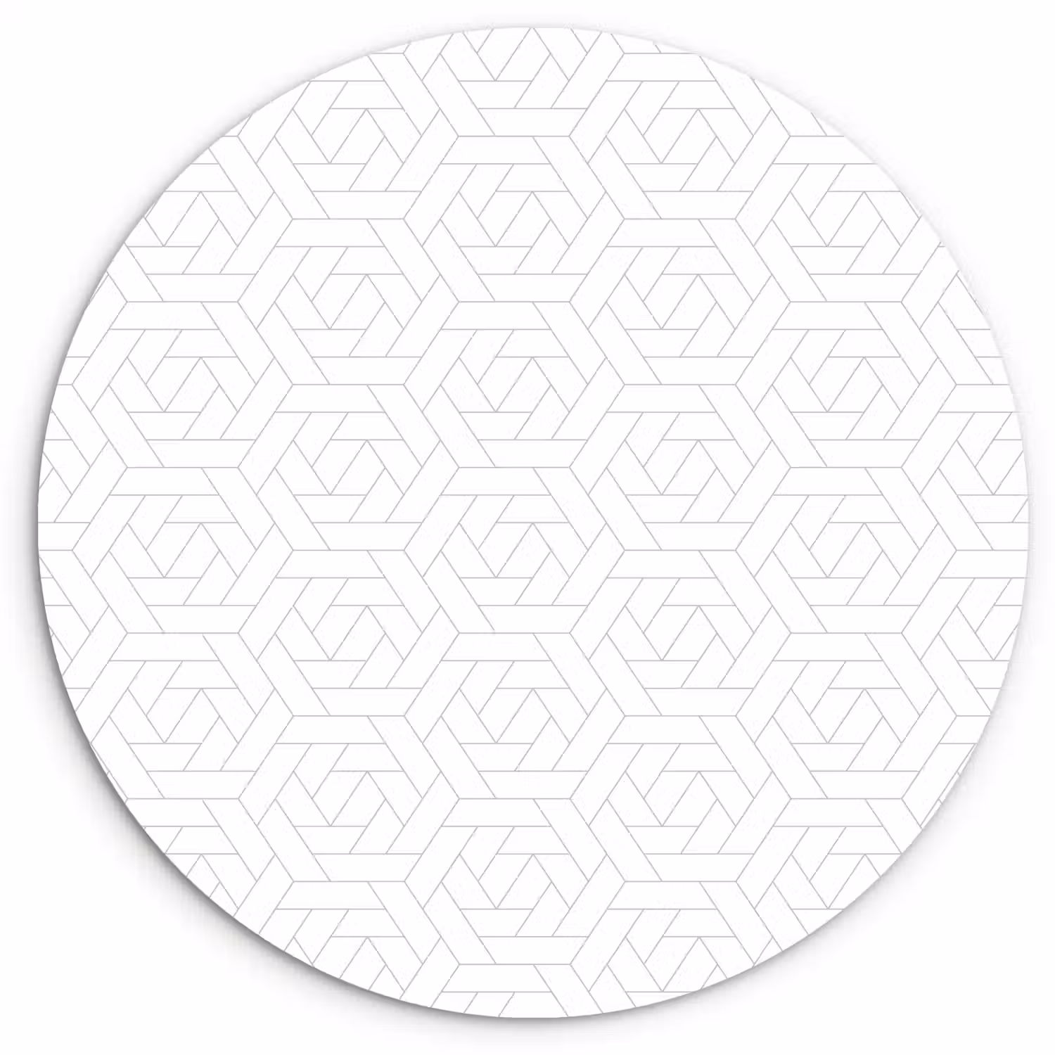 Grafisch - Patroon - Modern - Tegels Wandcirkel plexiglas klein 852 -3d