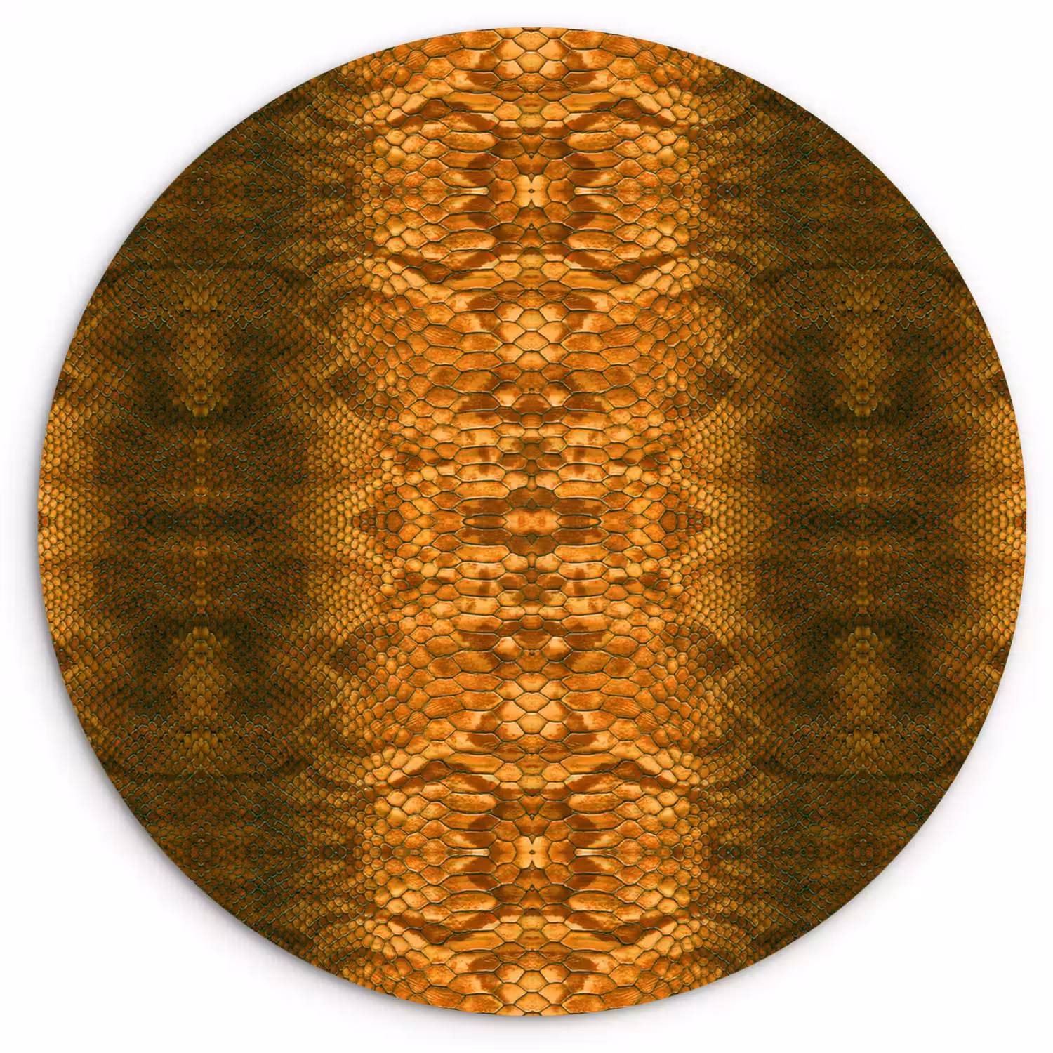Slang - Boa - Amber Wandcirkel plexiglas klein 852 -3d