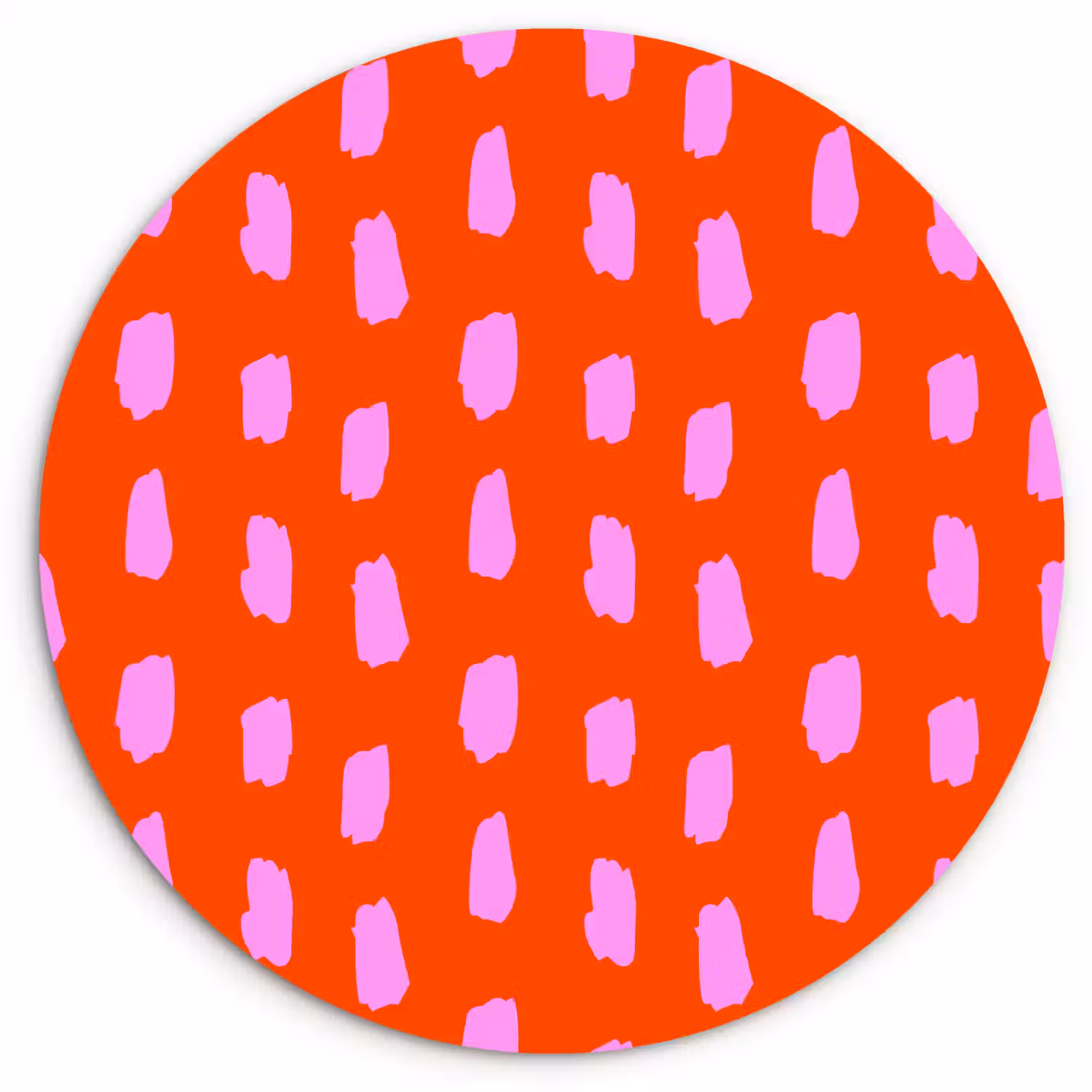 Verf - Roze - Rood Wandcirkel plexiglas klein 852 -3d