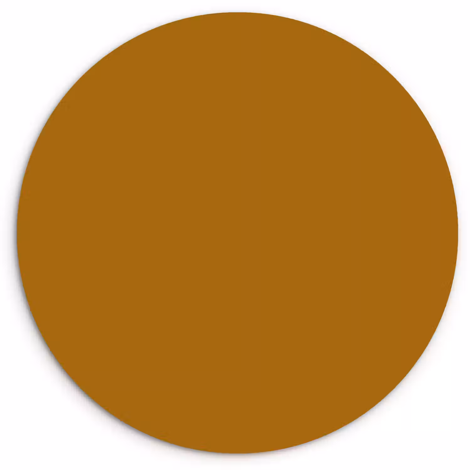 Ocre - Gold - Geel Wandcirkel kunststof plaat 5mm dik klein 188 -3d