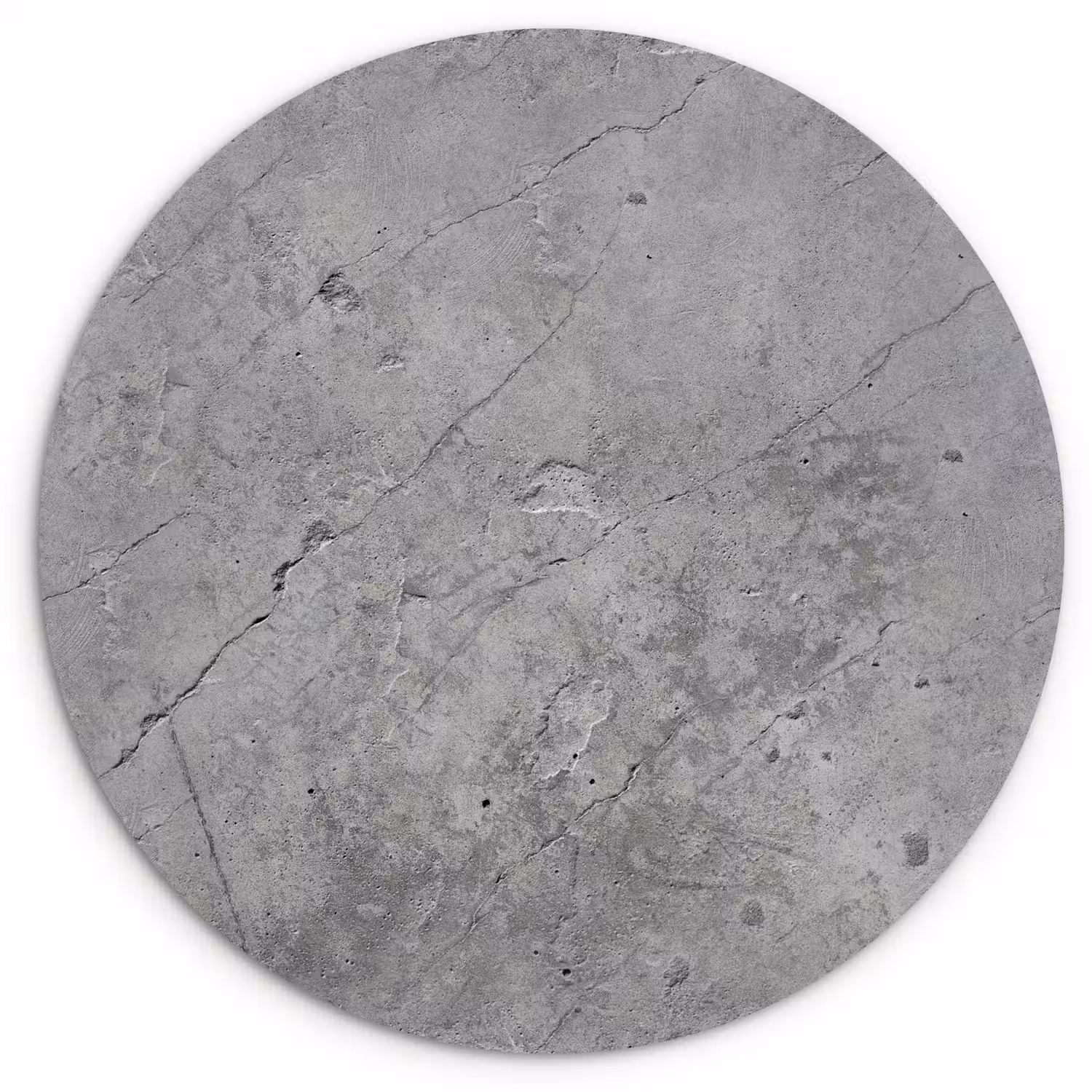 Patronen - Beton - Oud Wandcirkel kunststof plaat 5mm dik klein 188 -3d