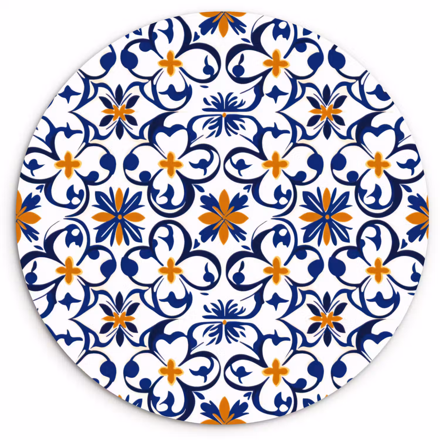 Patroon - Modern - Kleurrijk Wandcirkel kunststof plaat 5mm dik klein 188 -3d