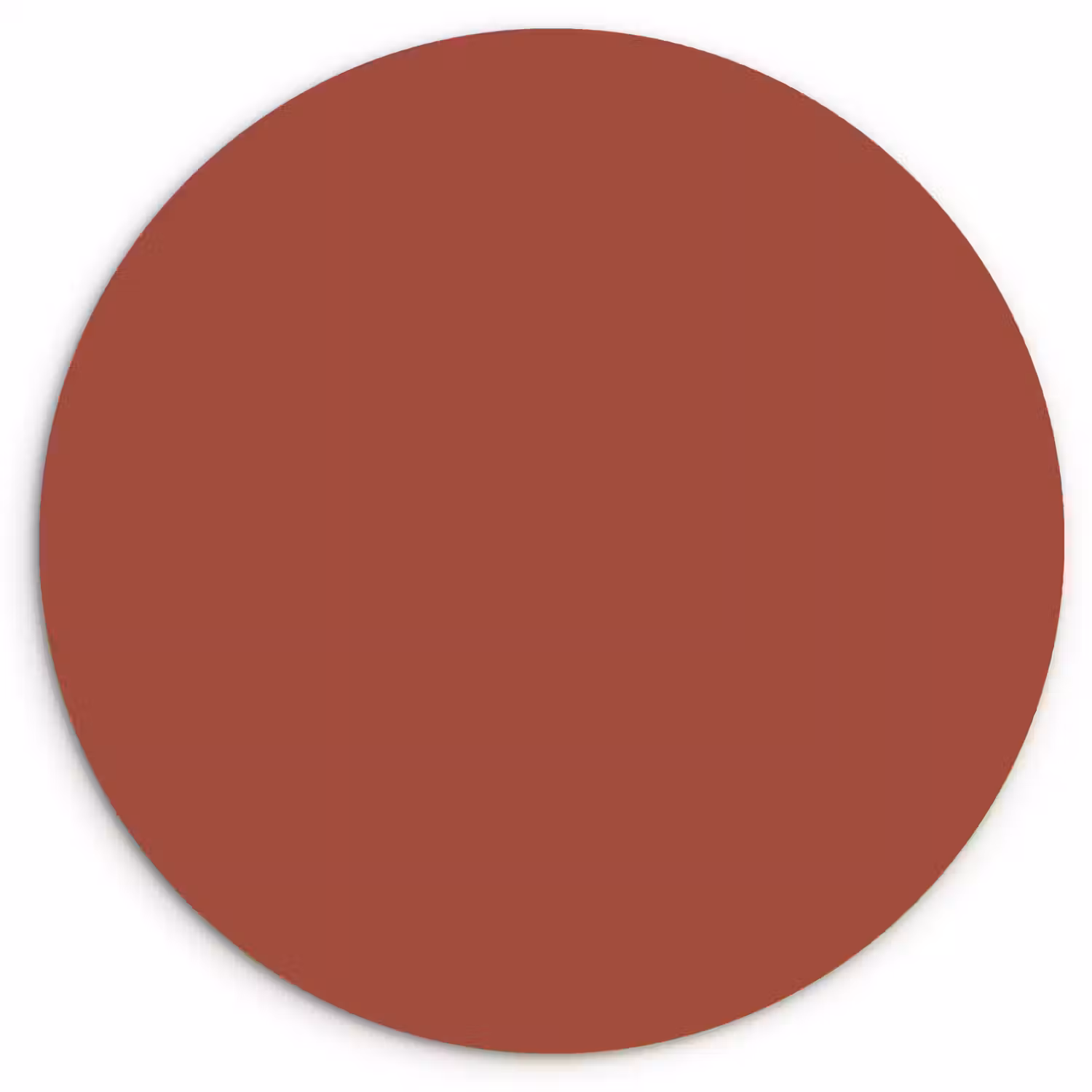 Rustic - Terracotta - Oranje Wandcirkel kunststof plaat 5mm dik klein 188 -3d