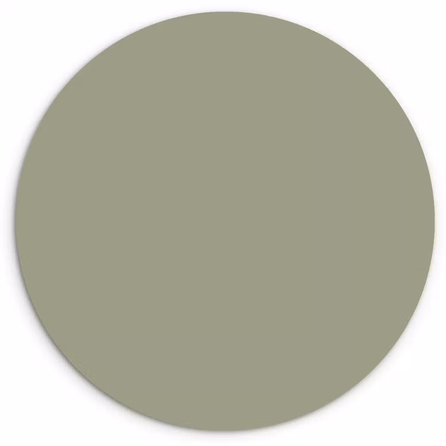 Sage - Mist - Groen Wandcirkel kunststof plaat 5mm dik klein 188 -3d