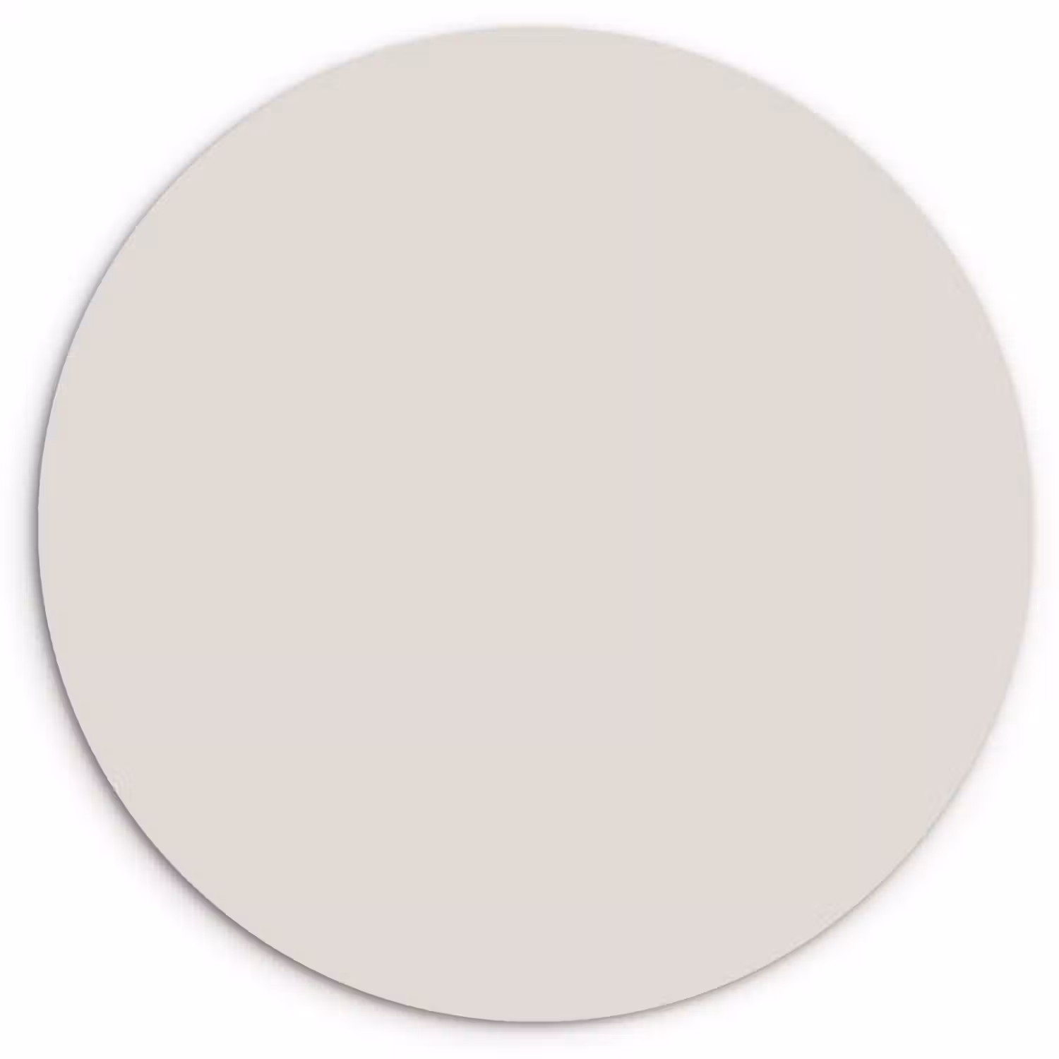 Silent - Sandstone - Grijs Wandcirkel kunststof plaat 5mm dik klein 188 -3d