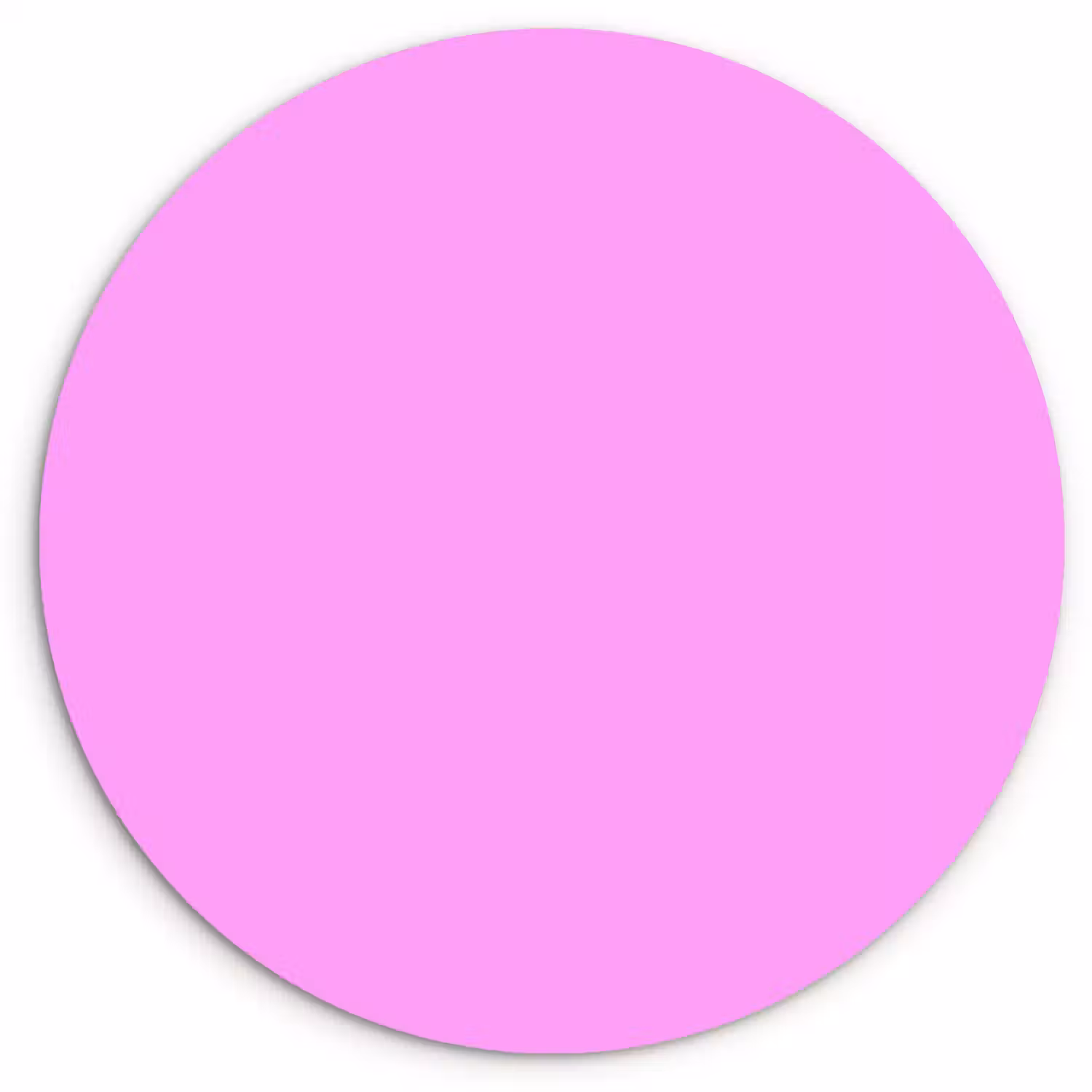 Soft - Lavender - Roze Wandcirkel kunststof plaat 5mm dik klein 188 -3d