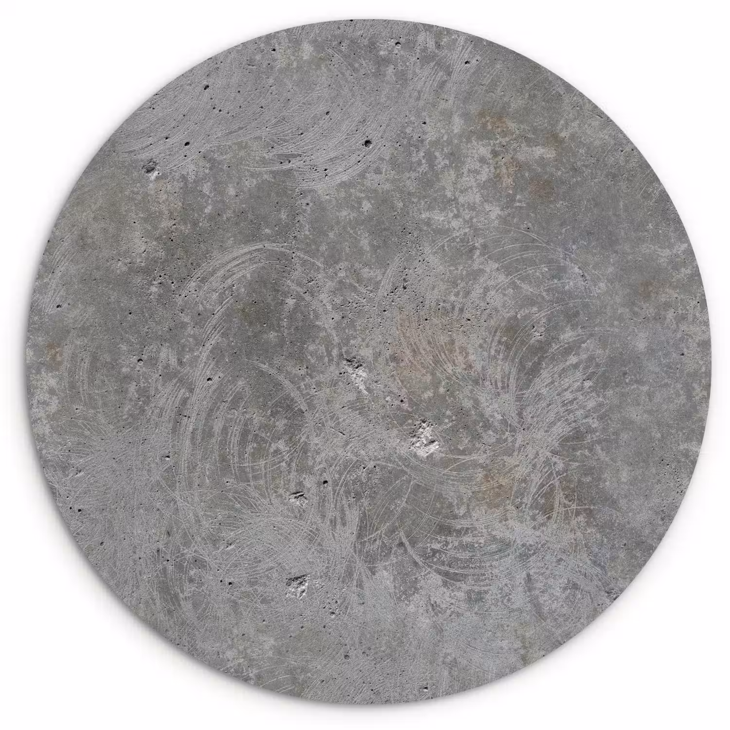 Stenen - Beton - Patronen Wandcirkel kunststof plaat 5mm dik klein 188 -3d