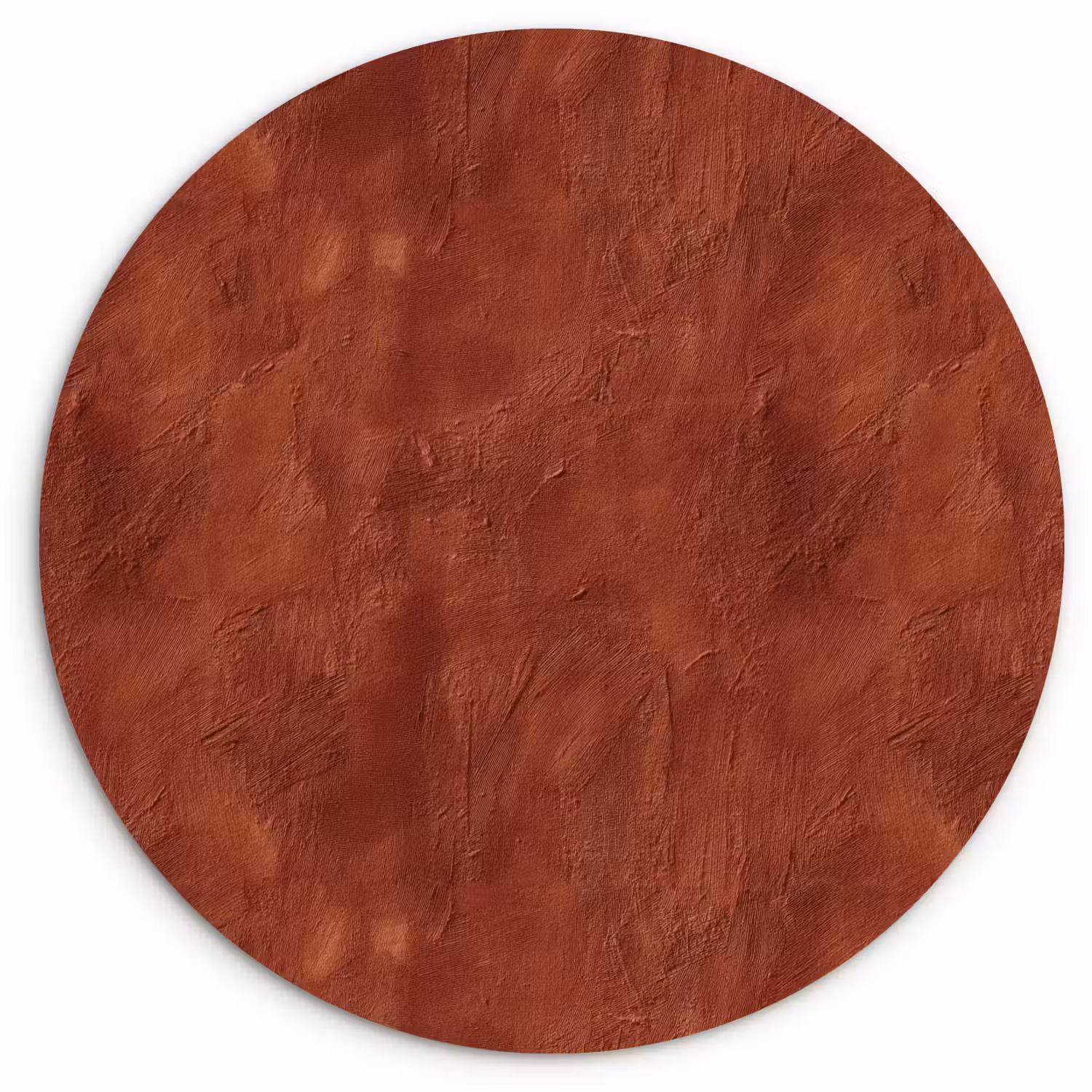 Stucwerk - Textuur - Terracotta Wandcirkel kunststof plaat 5mm dik klein 188 -3d