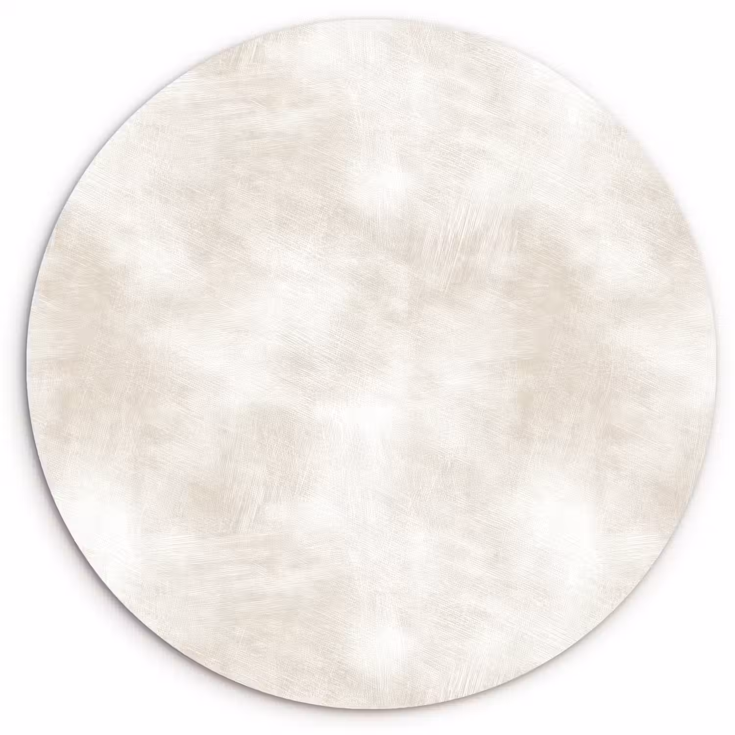 Subtiel - Structuur - Beige Wandcirkel kunststof plaat 5mm dik klein 188 -3d