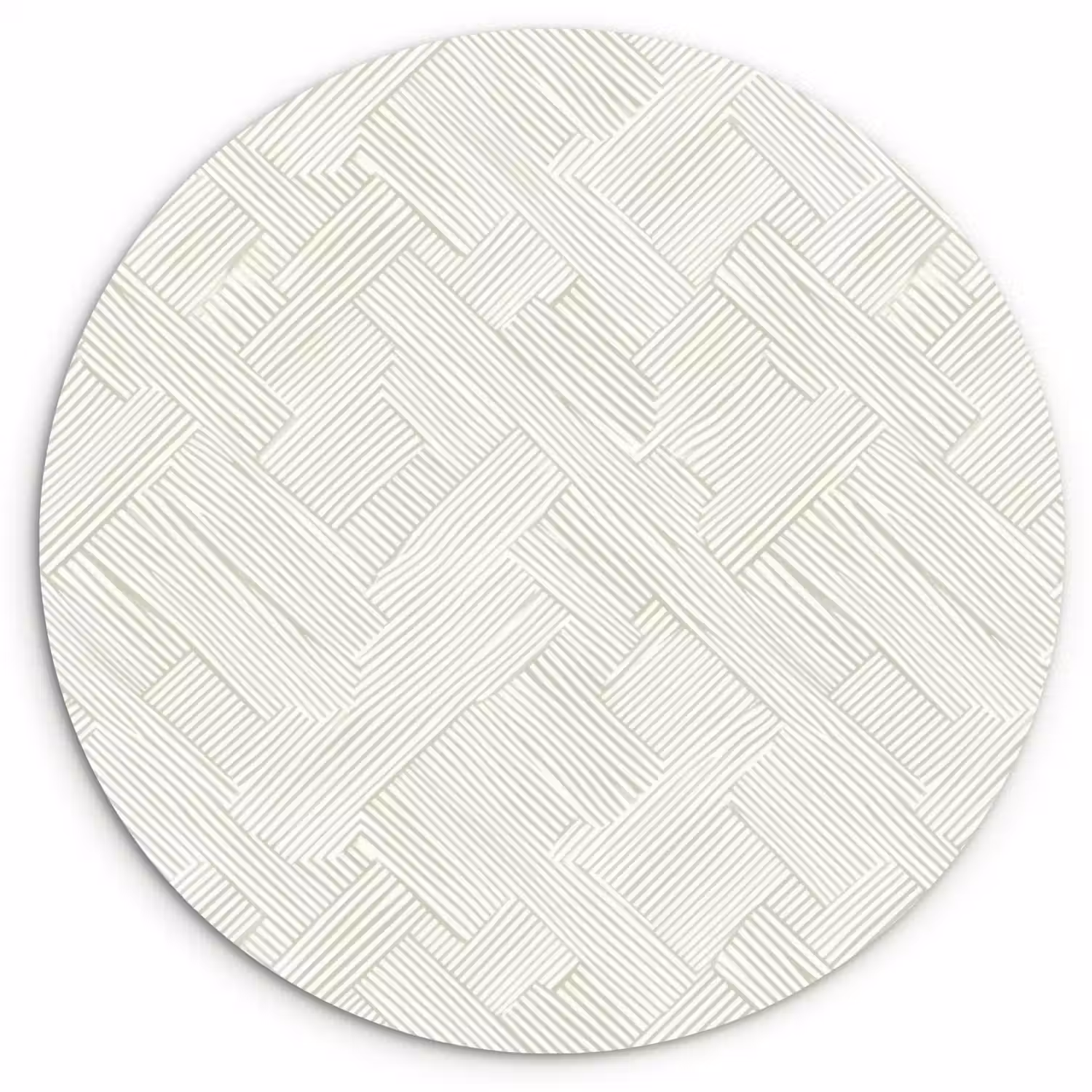 Textuur - Abstract - Beige Wandcirkel kunststof plaat 5mm dik klein 188 -3d
