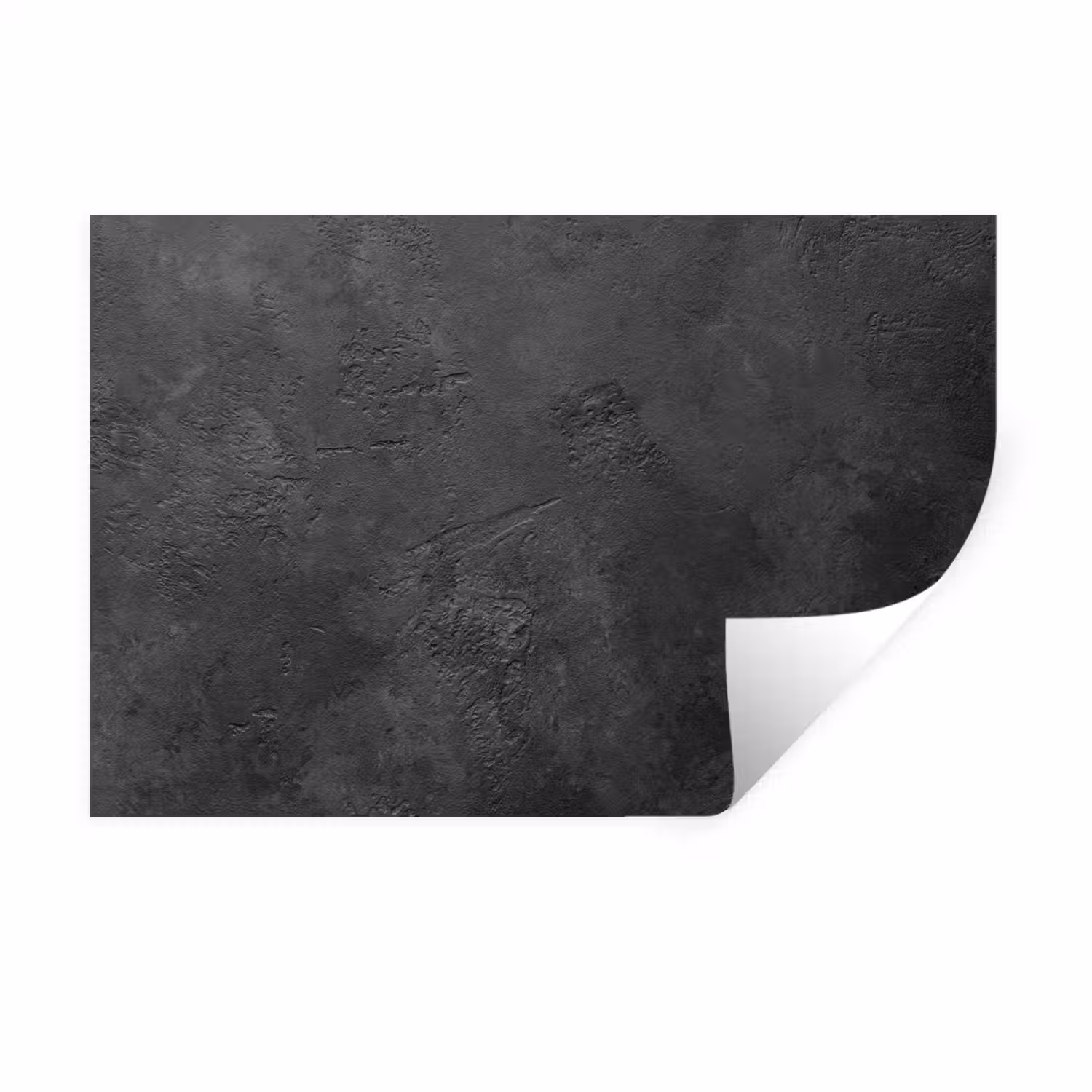 Beton - Structuur - Industrieel - Zwart - Grijs Muursticker klein -3d
