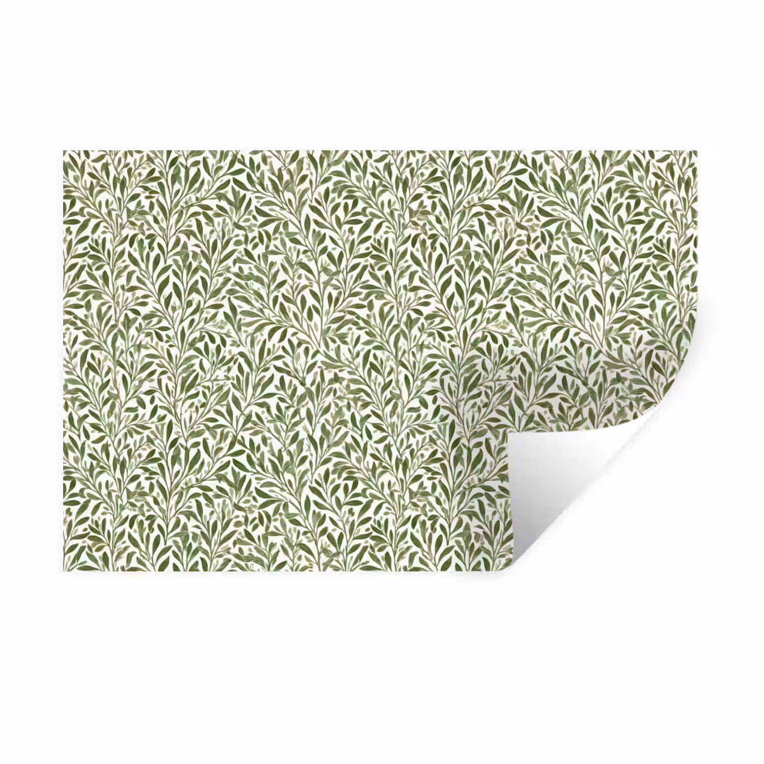 Botanisch - Takken - Groen Muursticker klein 286 -3d