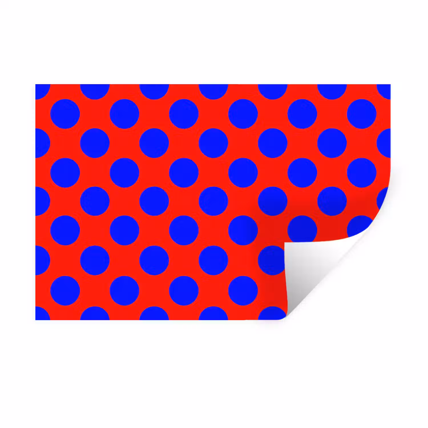 Dots - Klassiek - Rood Muursticker klein 286 -3d