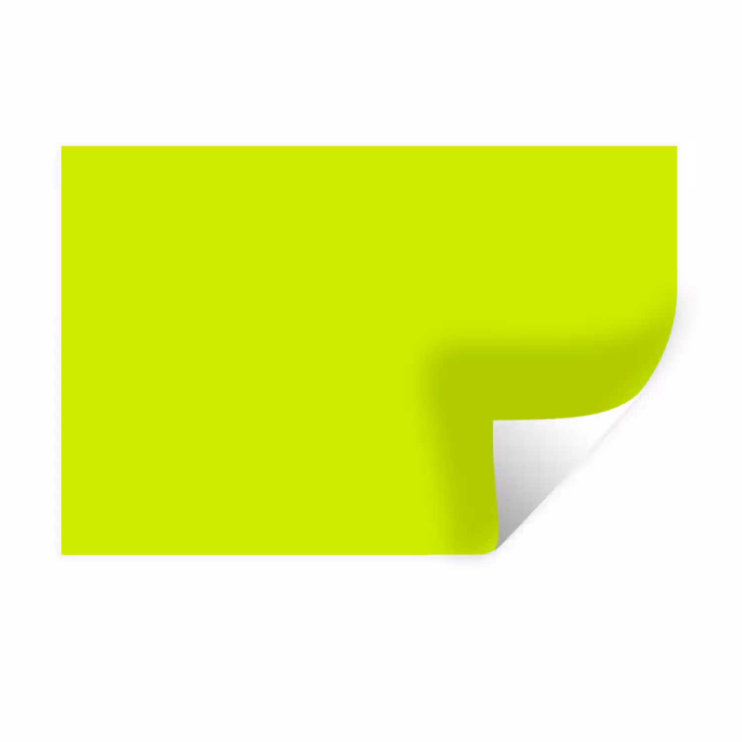 Electric - Lemon - Geel Muursticker klein 286 -3d