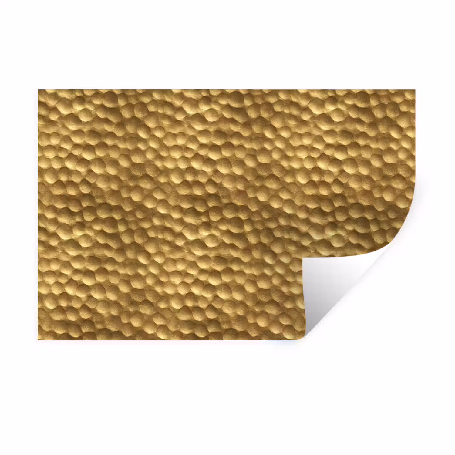 Metaal - Dynamisch - Goud Muursticker klein 286 -3d
