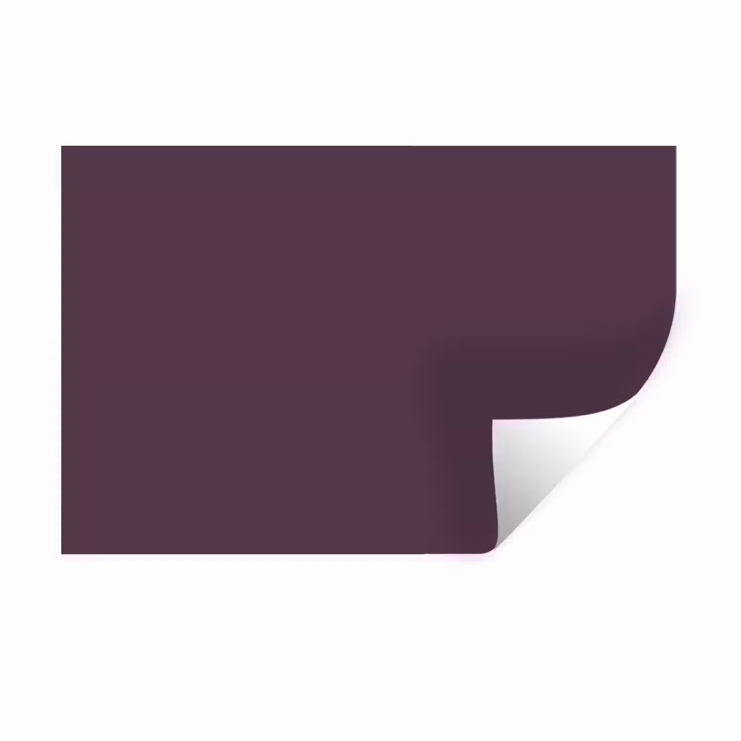 Midnight - Plum - Paars Muursticker klein 286 -3d
