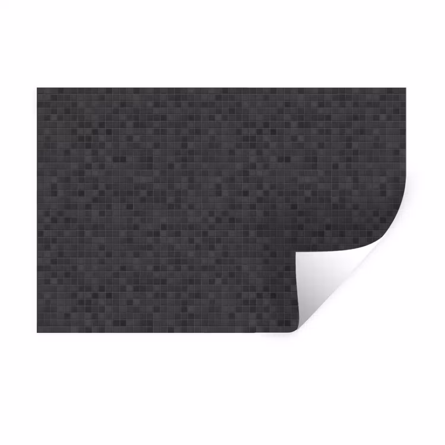 Mozaïek - Patroon - Zwart Muursticker klein 286 -3d