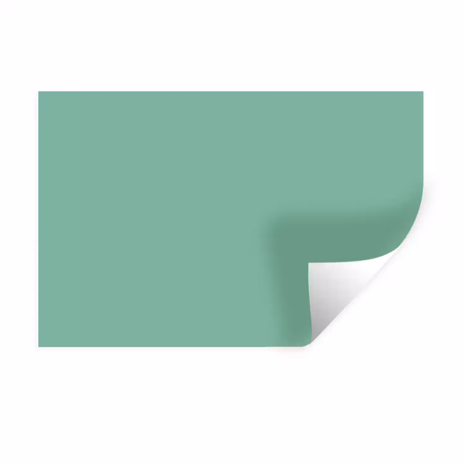 Ocean - Jade - Groen Muursticker klein 286 -3d