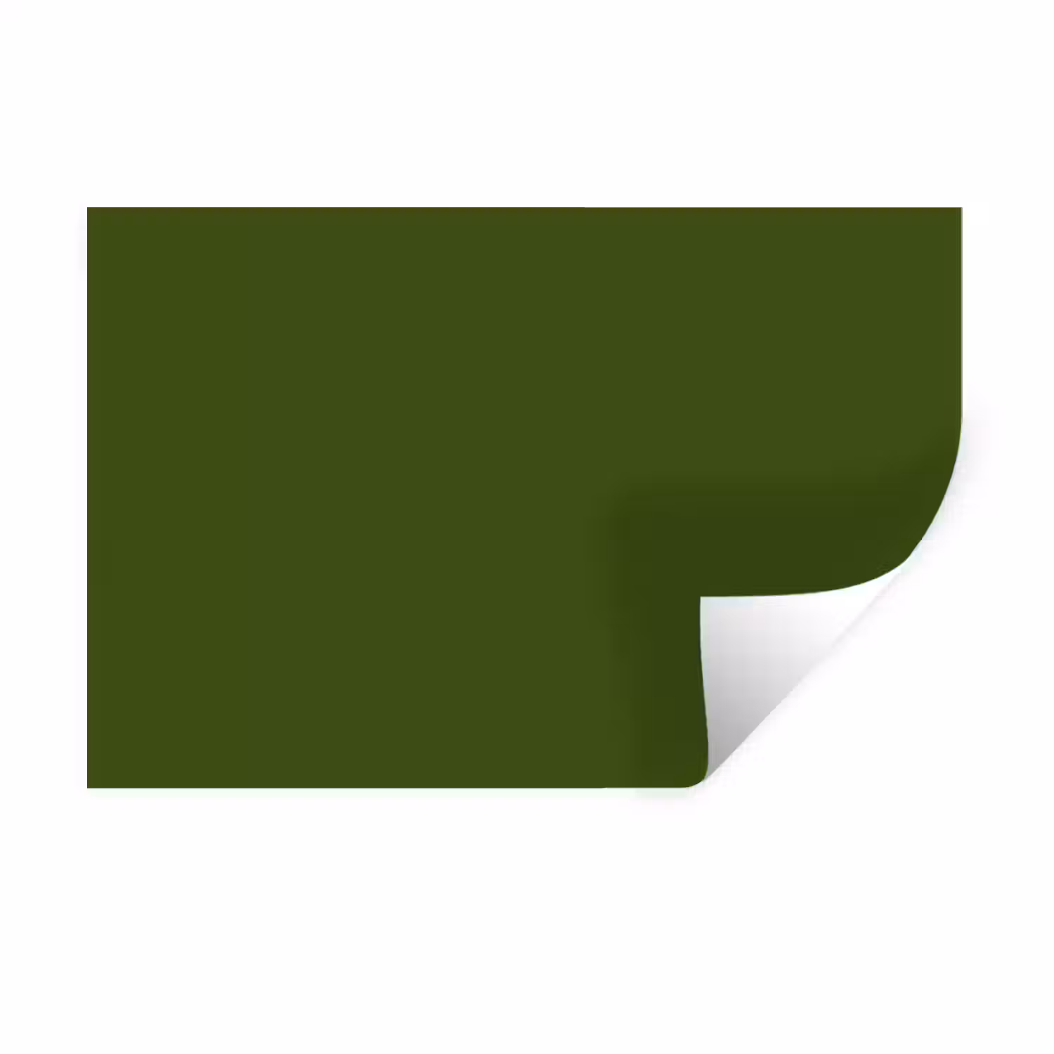 Olive - Drab - Groen Muursticker klein 286 -3d