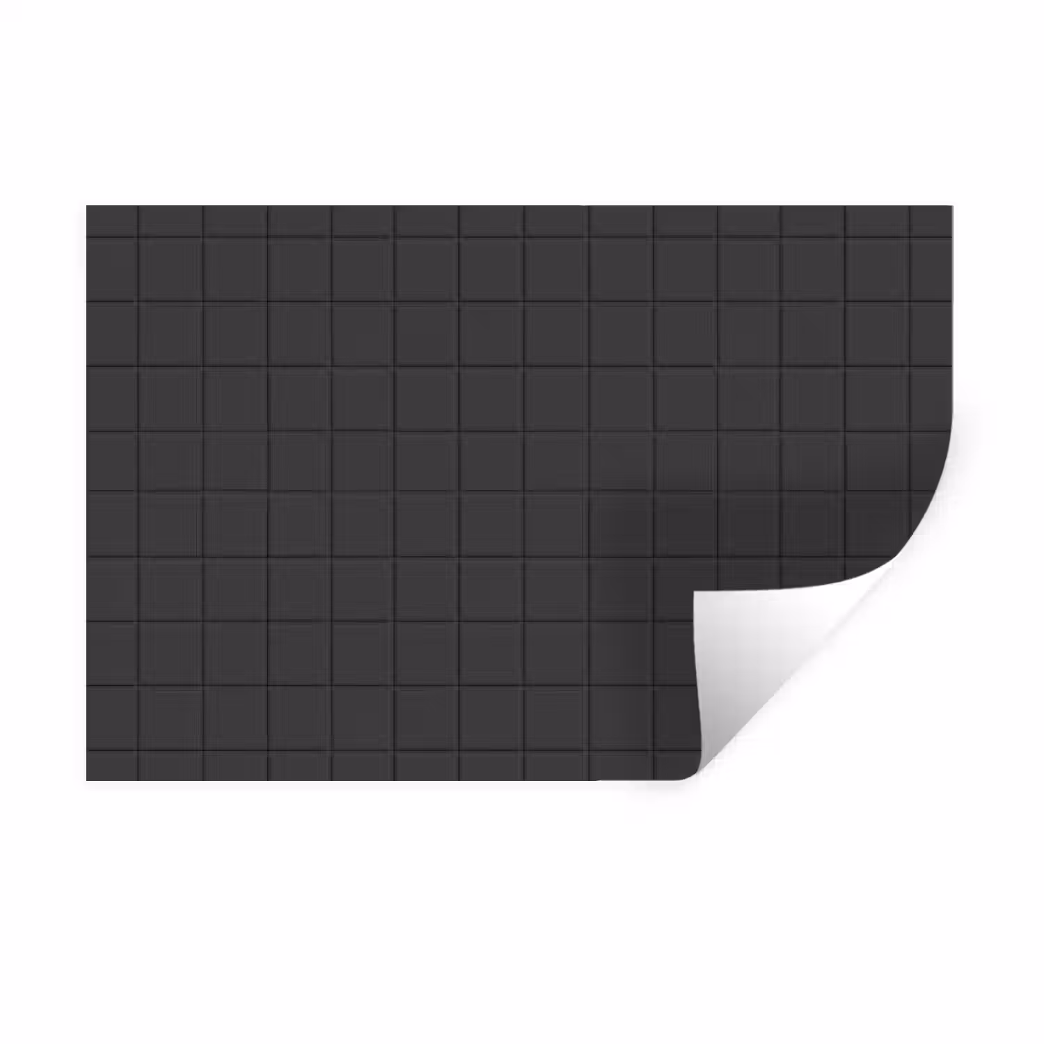 Patroon - Tegel - Antraciet Muursticker klein 286 -3d