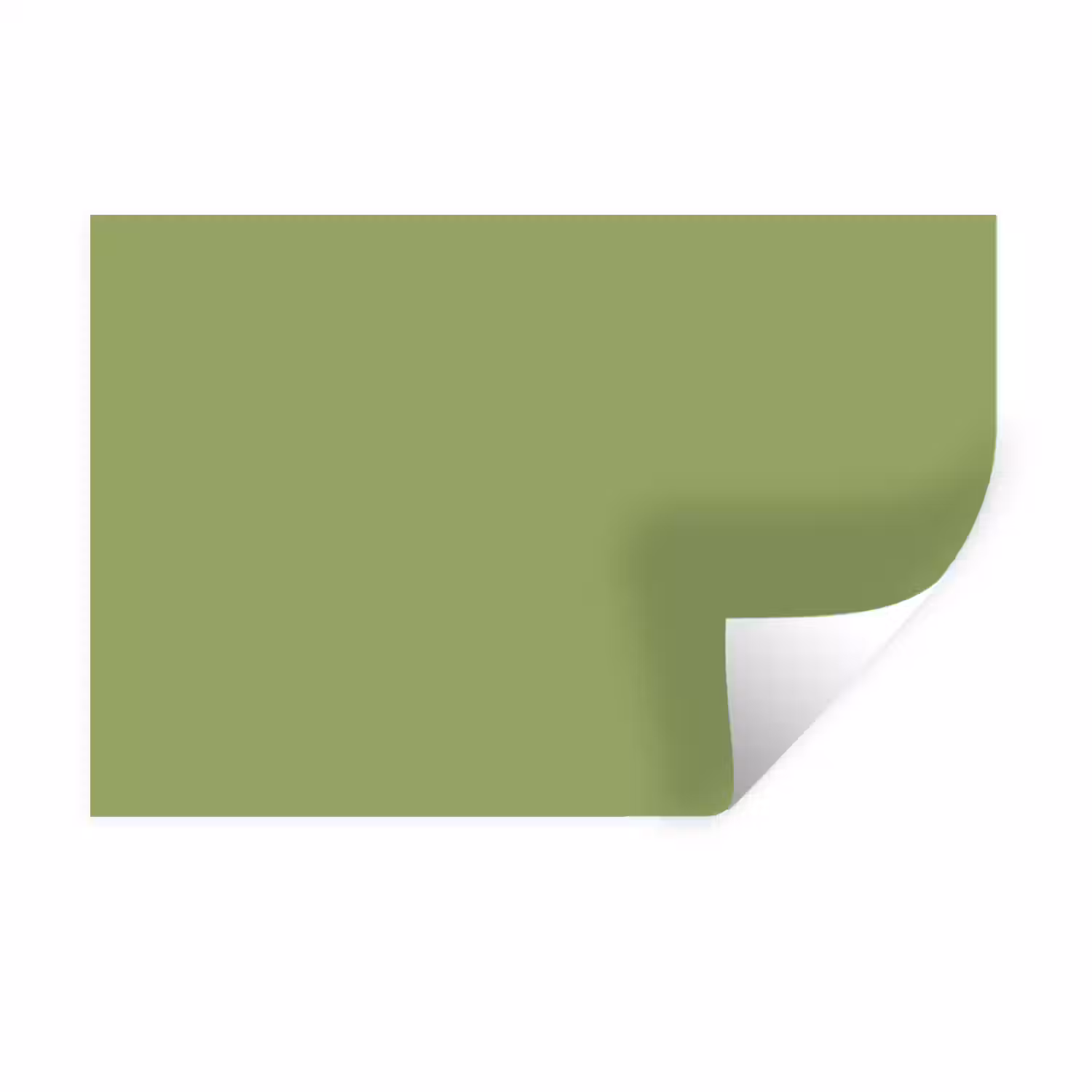 Sage - Green - Groen Muursticker klein 286 -3d