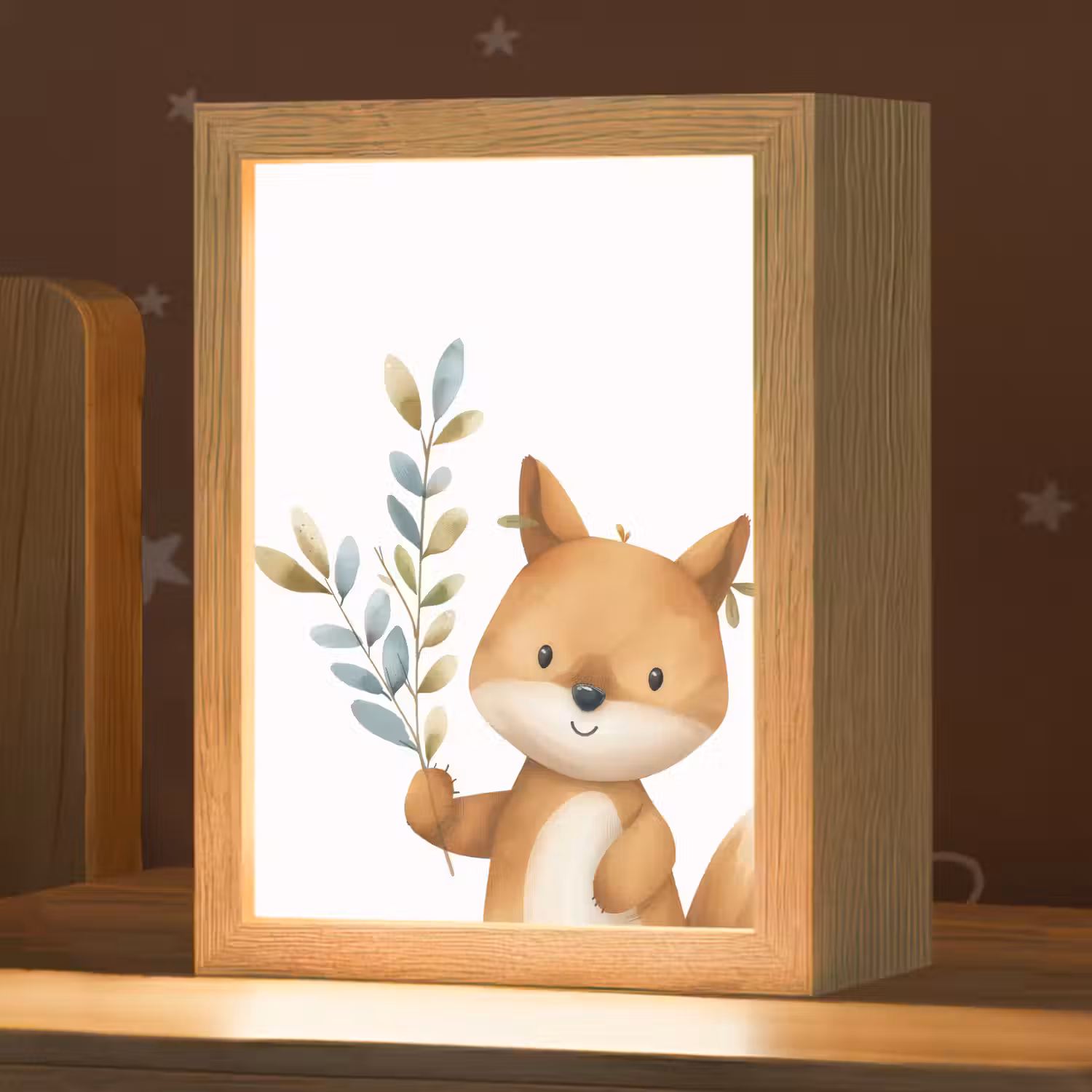 Vos - Dier - Bosdieren Light Box met kabel klein -zzz_3d_website