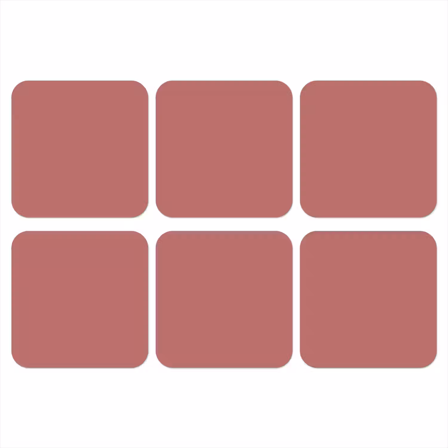 Ancient - Rose - Roze onderzetter kurk middel 366 -3d