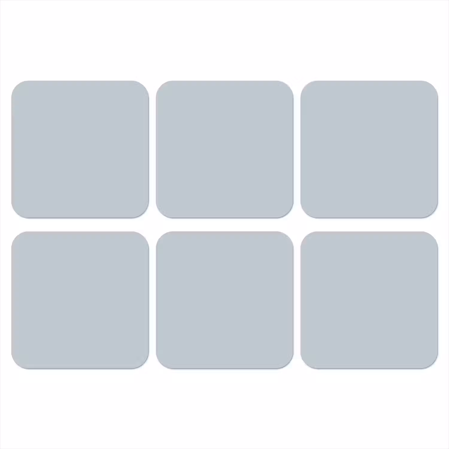 Blue - Bay - Blauw onderzetter kurk middel 366 -3d