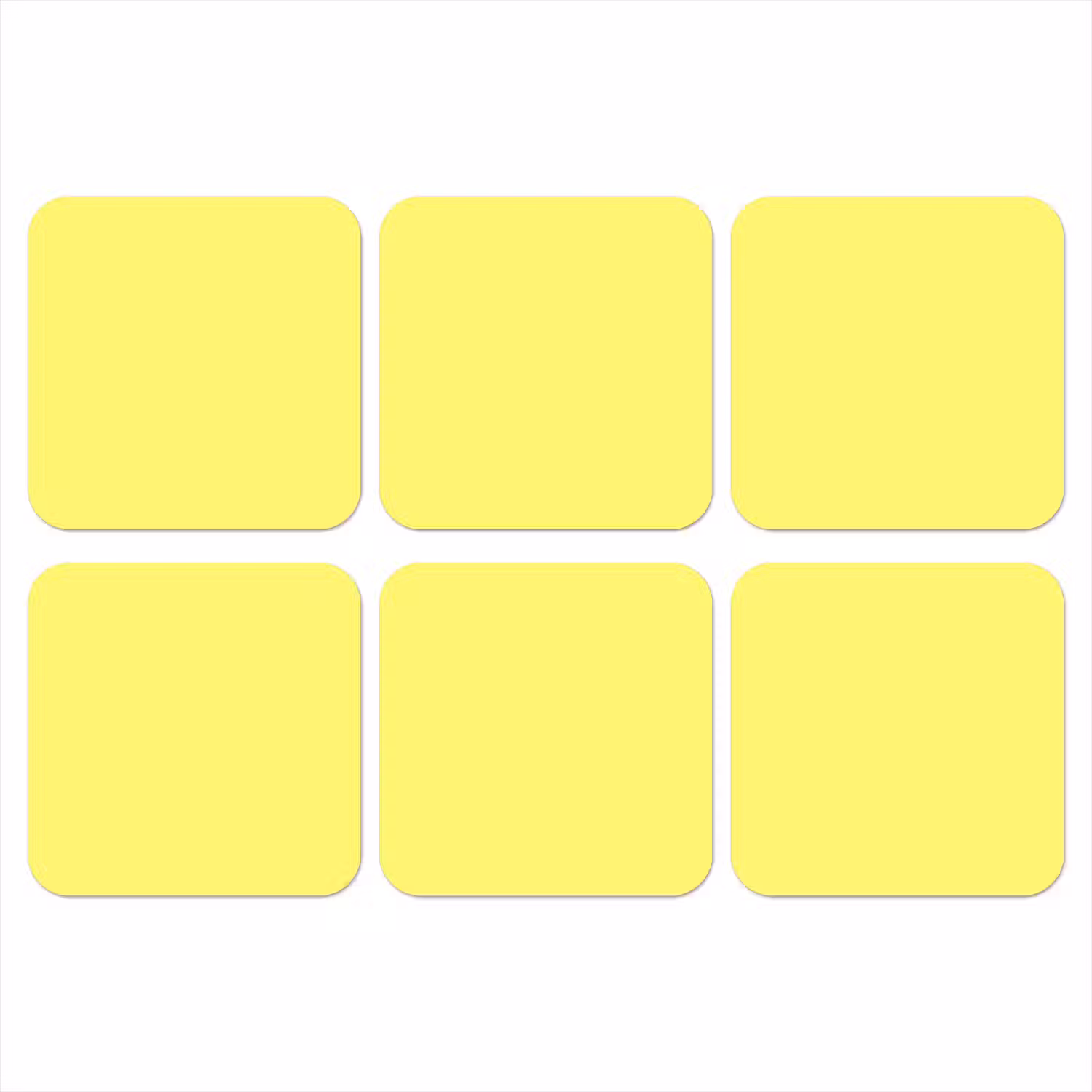 Buttery - Beige - Geel onderzetter kurk middel 366 -3d