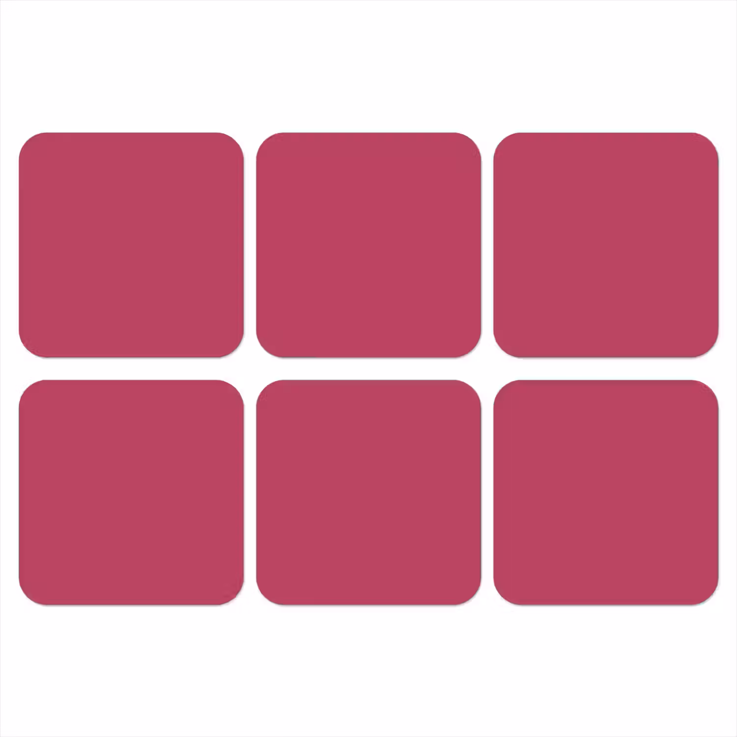 Deep - Berry - Rood onderzetter kurk middel 366 -3d