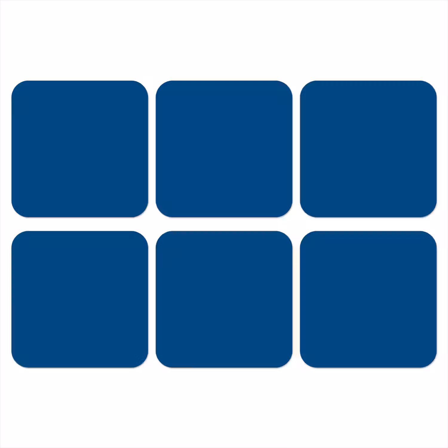 Free - Groove - Blauw onderzetter kurk middel 366 -3d