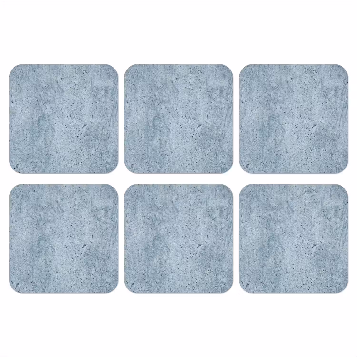 Oppervlak - Ruw - Abstract - Modern - Grijs onderzetter kurk middel -3d