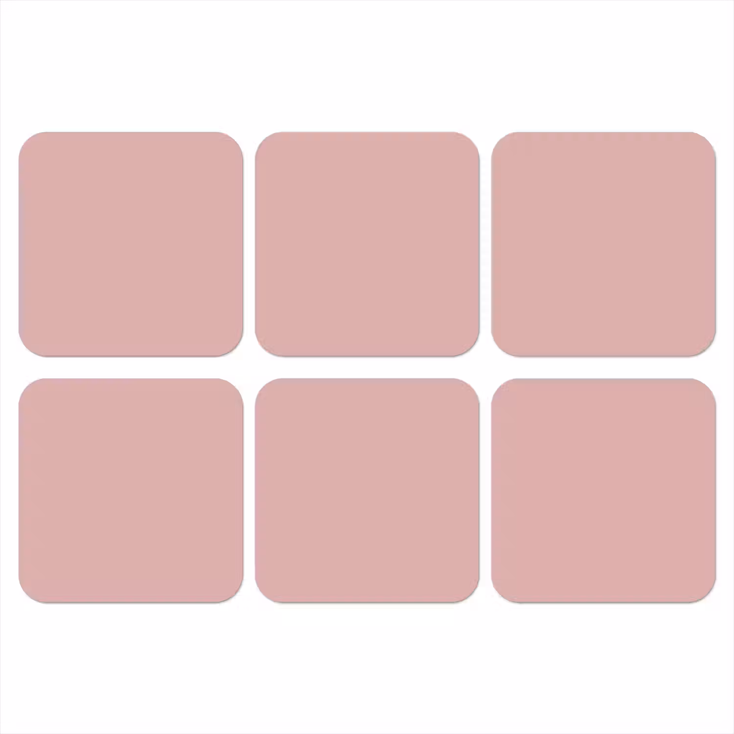 Soft - Blush - Roze onderzetter kurk middel 366 -3d