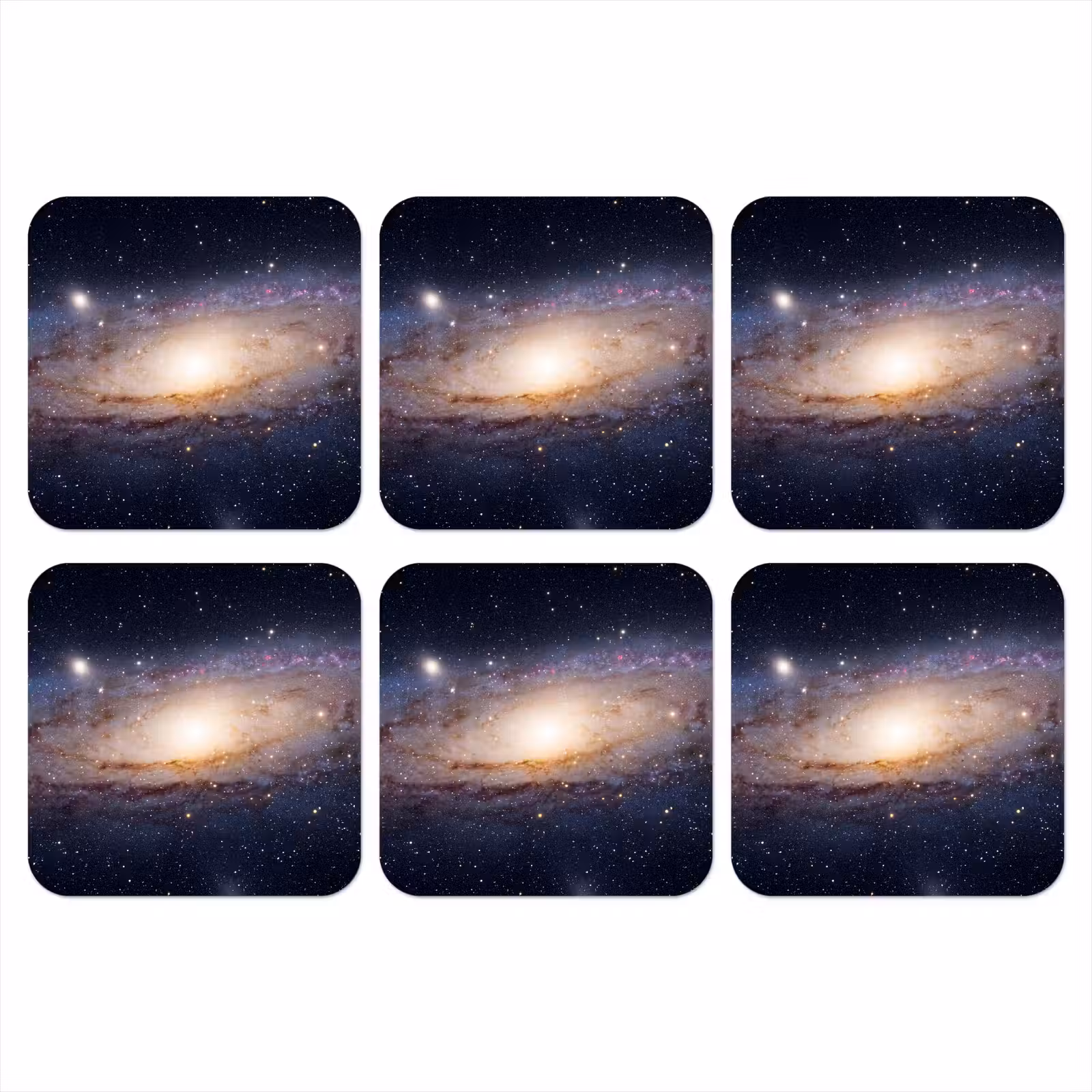 Onderzetter - Sterrenstelsel - Ruimte - Kosmos - Sterrenstelsel - Ruimte - Kosmos onderzetter kurk middel