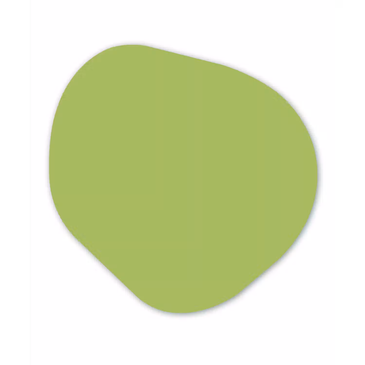 Lime - Glow - Groen Wandcirkel Organisch Aluminium middel 851 -3d