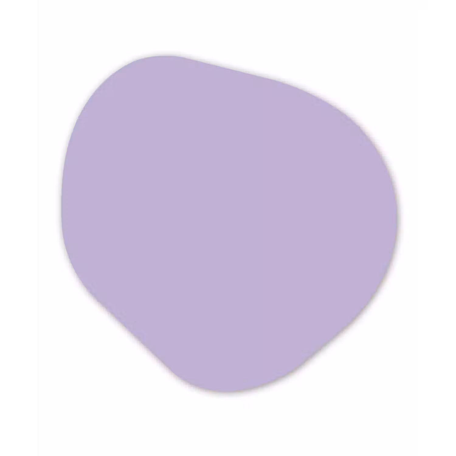 Pastel - Lilac - Paars Wandcirkel Organisch Aluminium middel 851 -3d