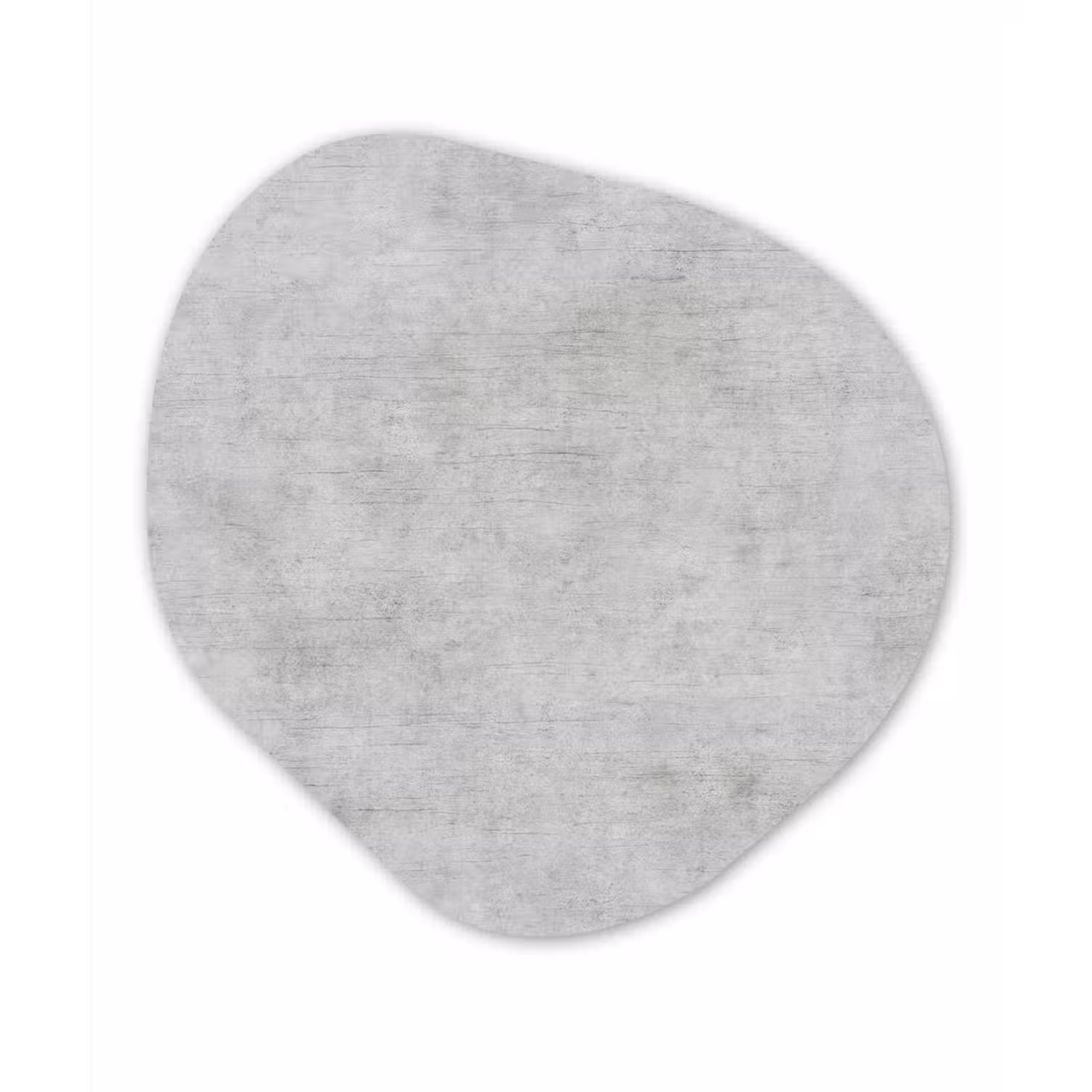 Beton - Grijs - Industrieel - Patroon Wandcirkel Organisch Forex 3mm klein 629 -3d